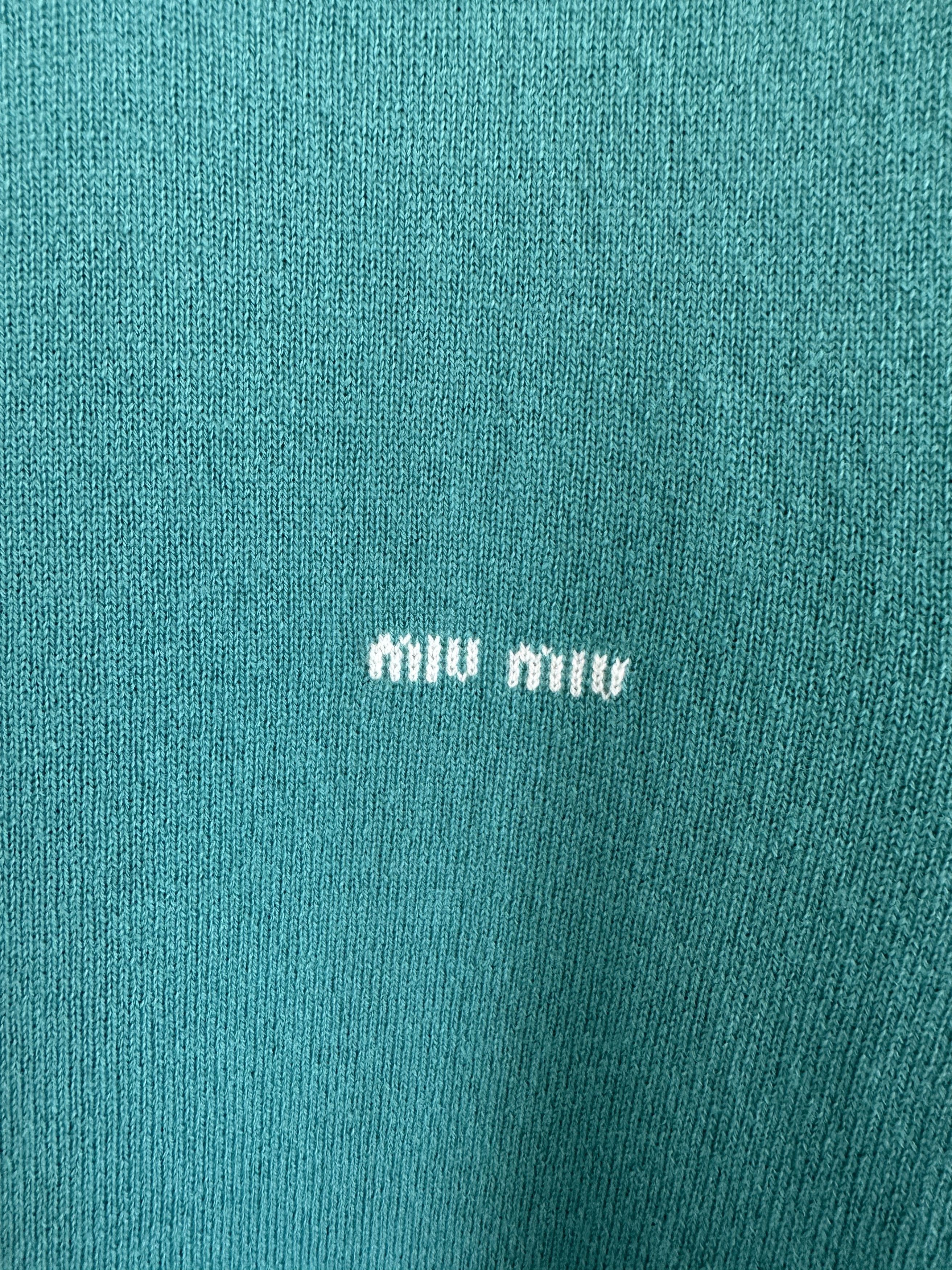 Miu Miu RUNWAY Cashmere Short Sleeved Sweater Size US S / EU 44-46 / 1 - 4 Thumbnail