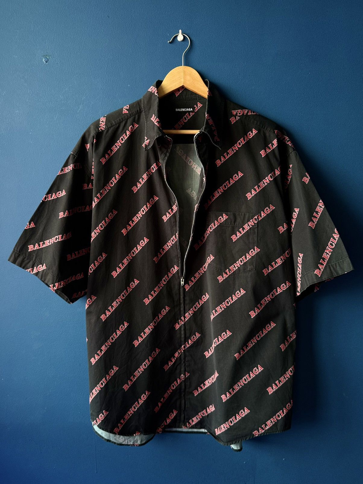 Balenciaga BaLenCiaGa Barrage Zip Black Monogram Size US XL / EU 56 / 4 - 1 Thumbnail