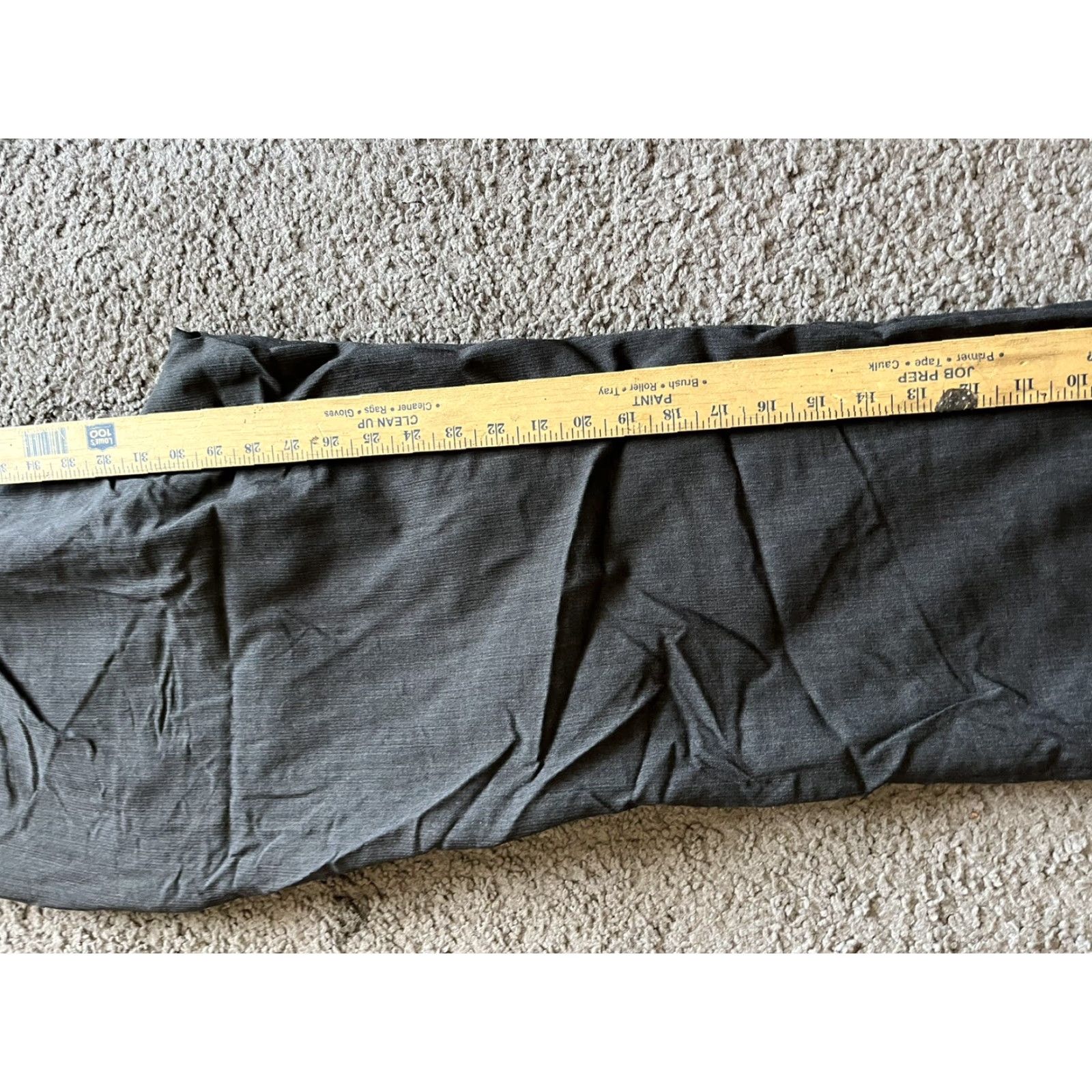 Saks Fifth Avenue Saks Fifth Avenue Men's Black Chino Pants 38R Slim Fit Flat Front Stretch Casual Classic Size US 38 / EU 54 - 6 Thumbnail