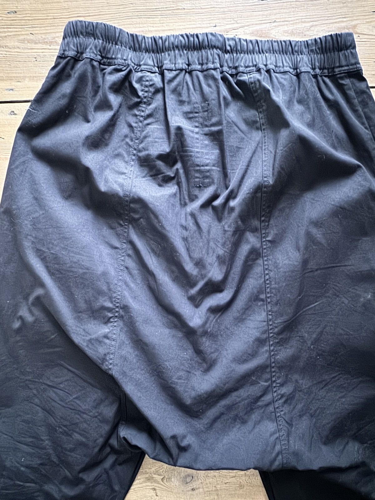 Rick Owens Mastadon drop crotch pants in cotton poplin Size US 34 / EU 50 - 6 Thumbnail