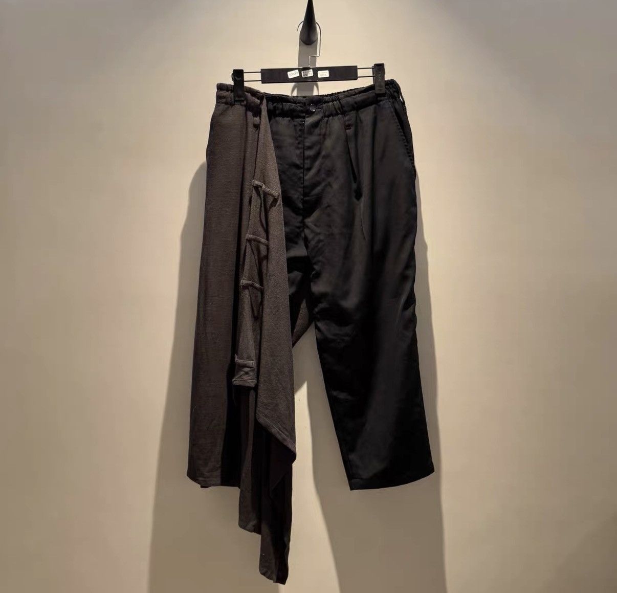 Rick Owens Yohji Yamamoto Wool, Cotton & Linen Paneled Skirt Pants Size US 32 / EU 48 - 1 Thumbnail