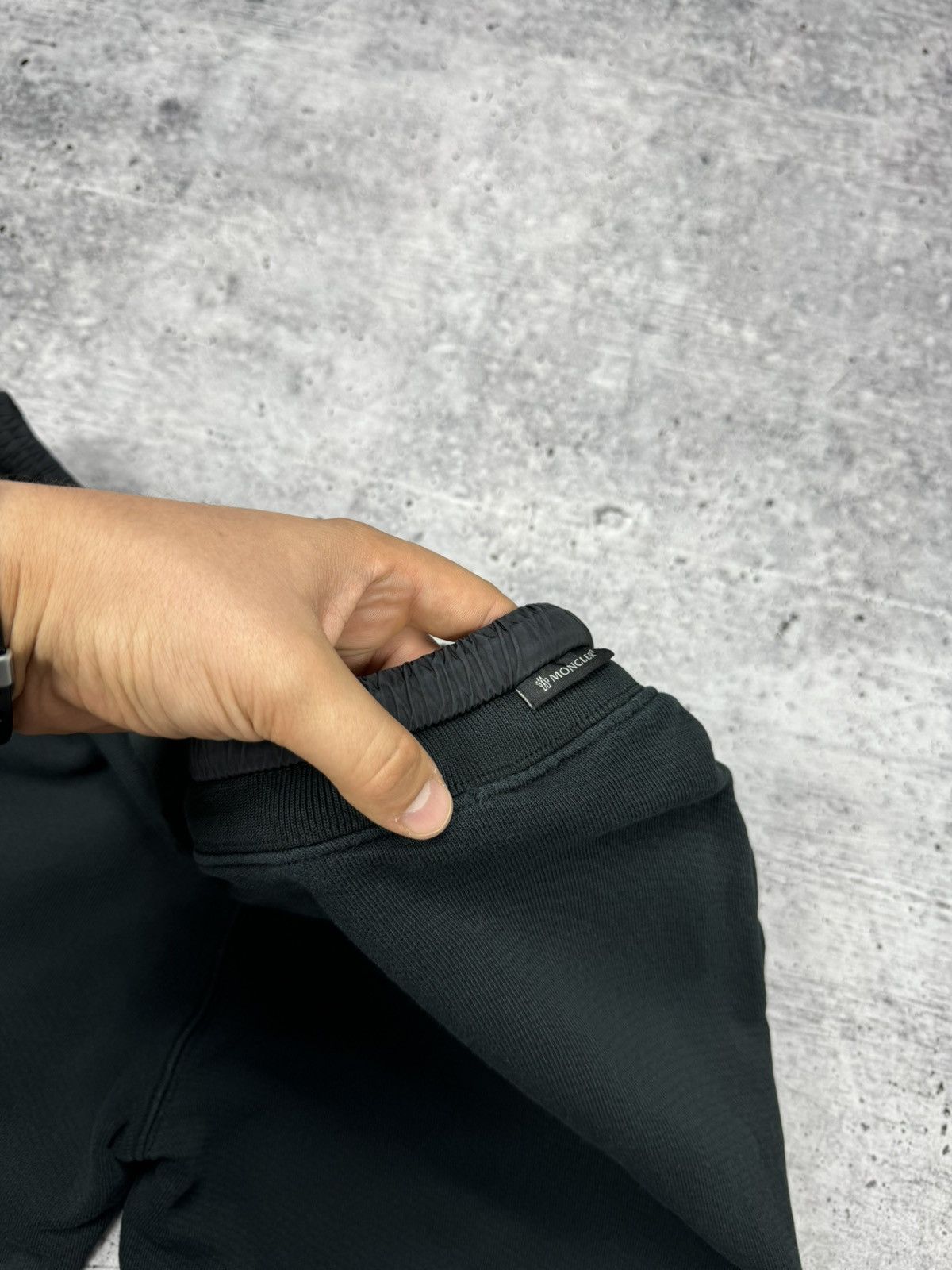 Designer × Moncler Vintage Moncler 90s Y2K Style Black Classic Sweatpants Pants Size 28" / US 6 / IT 42 - 21 Thumbnail