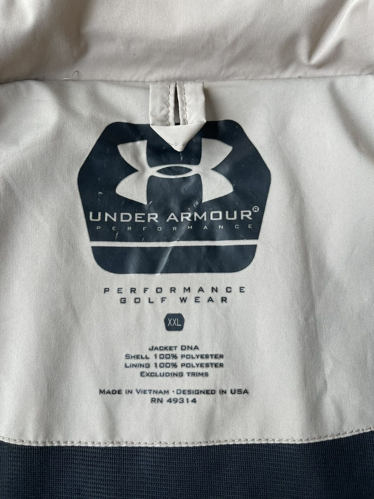 Under Armour Under Armour Golf Wear Windbreaker Size US XXL / EU 58 / 5 - 4 Thumbnail