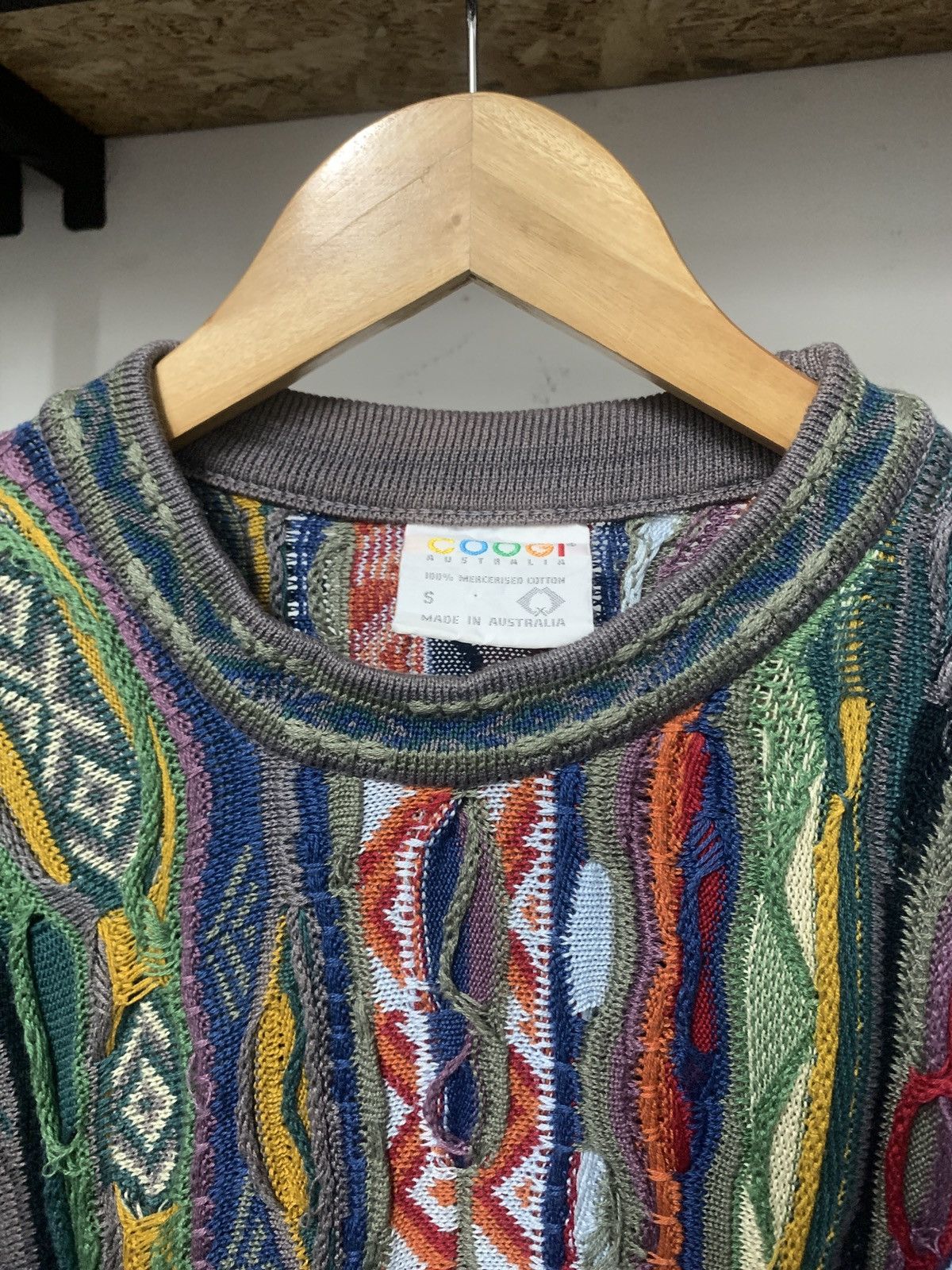 Coogi Coogi Australia 3D Cable Knitted Sweater Crewneck Size US S / EU 44-46 / 1 - 2 Thumbnail