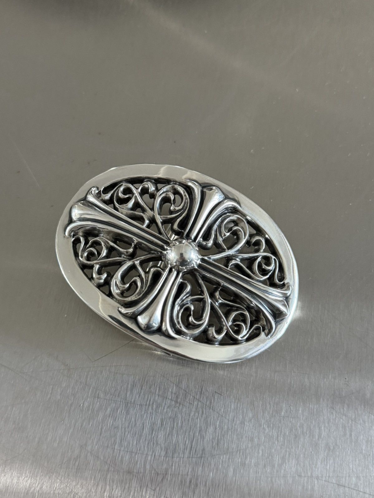 Chrome Hearts Chrome Hearts Oval Belt Buckle Size ONE SIZE - 1 Thumbnail