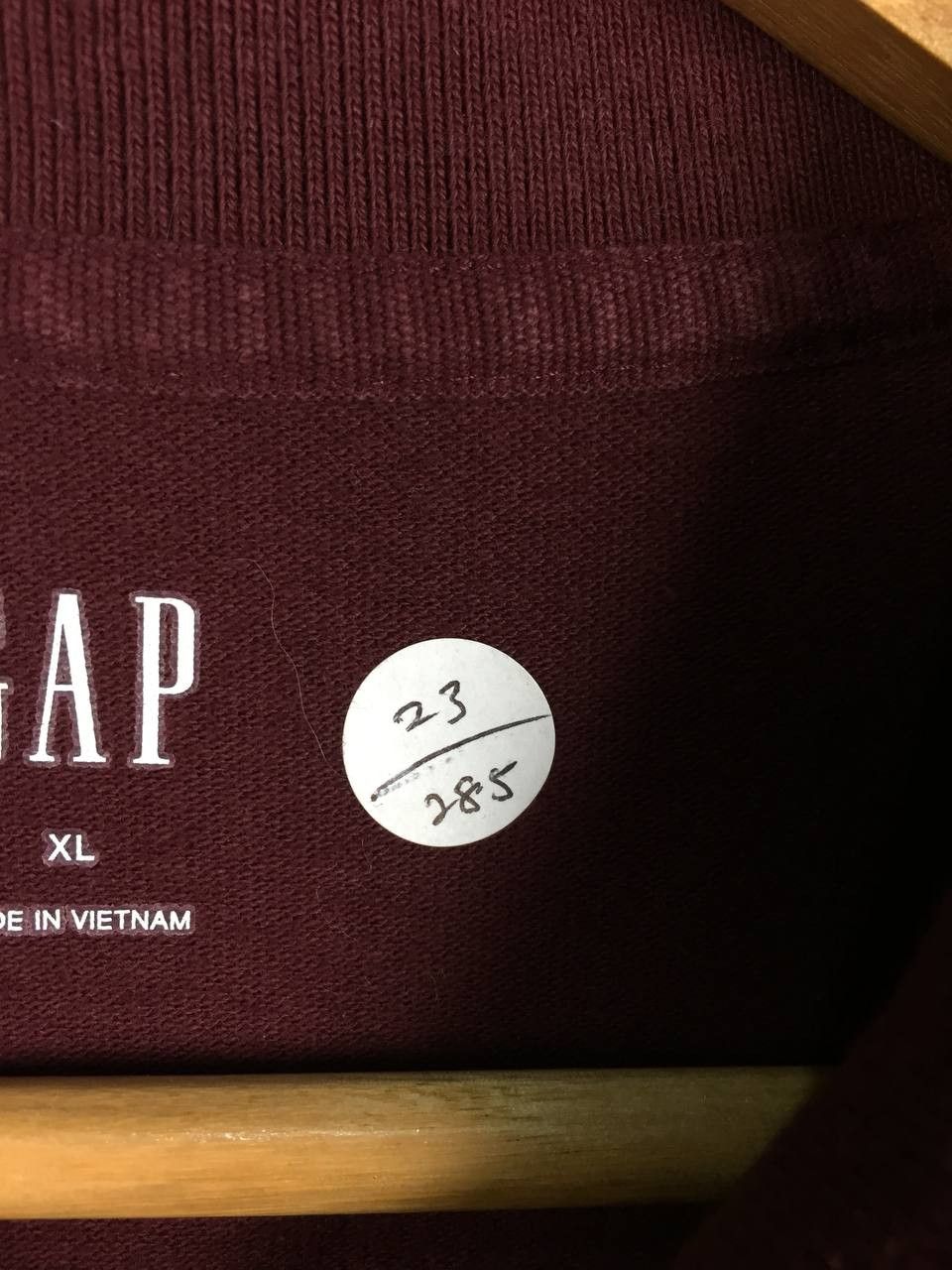 Gap GAP Burgundy Retro Horizontal Striped Essentials Polo Shirt Size US XL / EU 56 / 4 - 10 Thumbnail