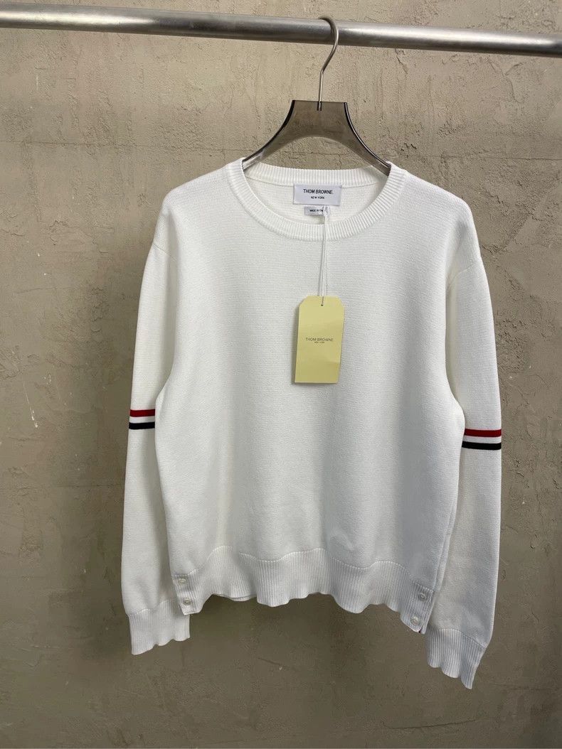 Thom Browne Thom Browne Round neck knit Size US M / EU 48-50 / 2 - 1 Thumbnail