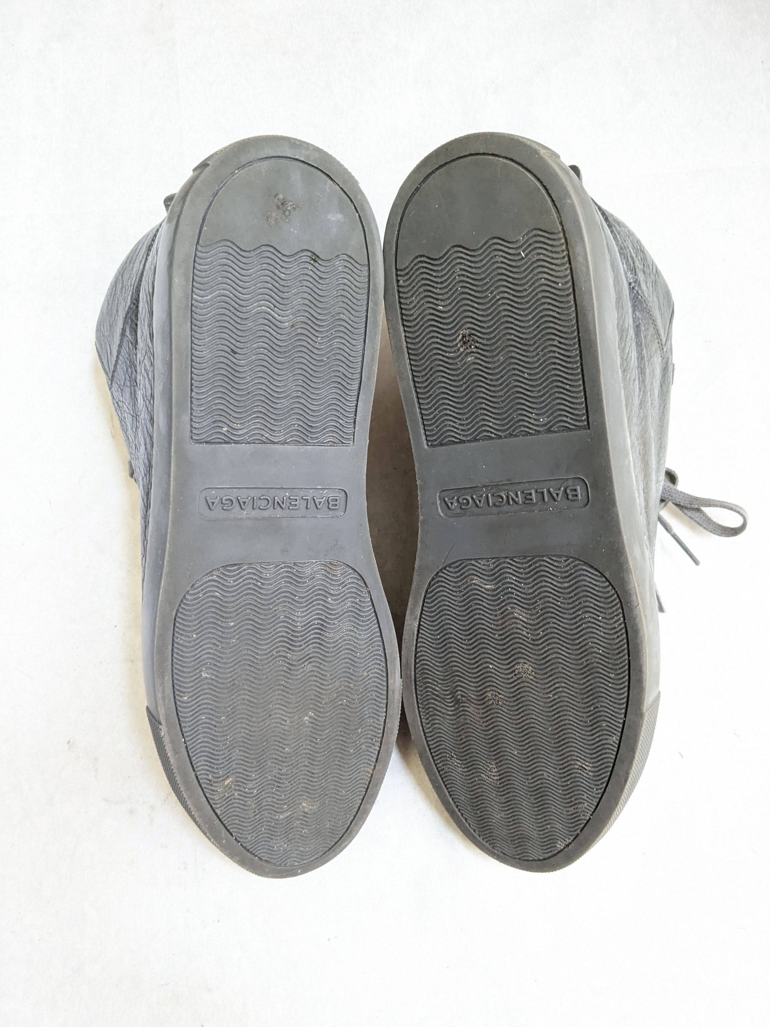 Balenciaga Balenciaga Arena Sneakers Gray High Tops 9 Leather Size US 9 / EU 42 - 16 Thumbnail