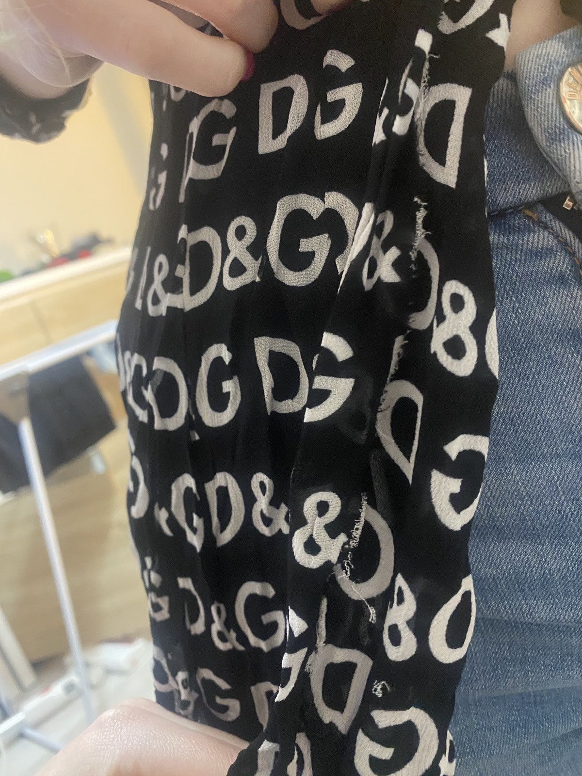 Dolce & Gabbana Dolce & gabbana luxury dg monogram ultra rare women shirt Size M / US 6-8 / IT 42-44 - 10 Thumbnail