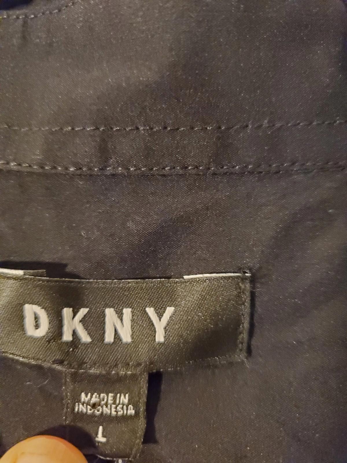 DKNY DKNY Button Down Shirt Men's Large Solid GRAY Slim Fit Size US L / EU 52-54 / 3 - 3 Thumbnail