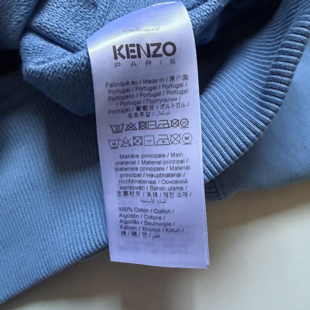 Kenzo Kenzo Boke Boy! Blue Sweatshirt Size US M / EU 48-50 / 2 - 9 Thumbnail