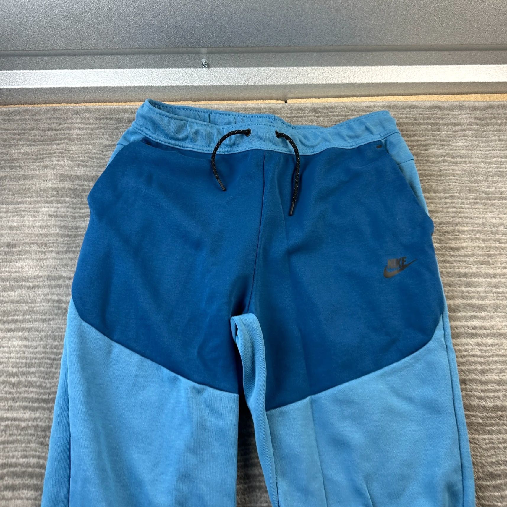 Nike Nike Tech Fleece Pants Mens Large Blue Jogger Sweatpants Size US 33 - 3 Thumbnail