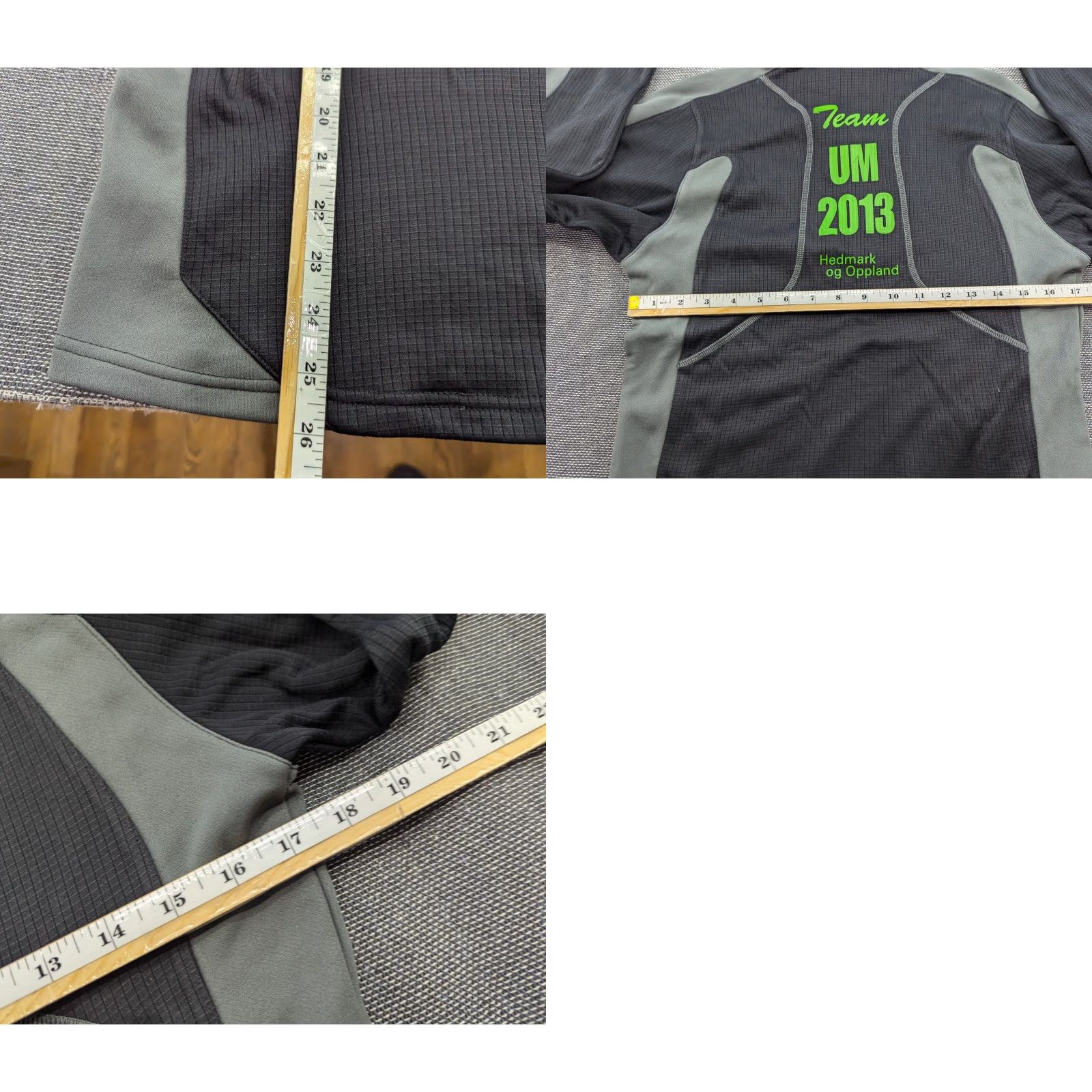 Layer 8 CRAFT Mens Ski Top Sparebank 1/4 Zip Gray Fleece Mid Layer Jacket Small Size US S / EU 44-46 / 1 - 8 Thumbnail