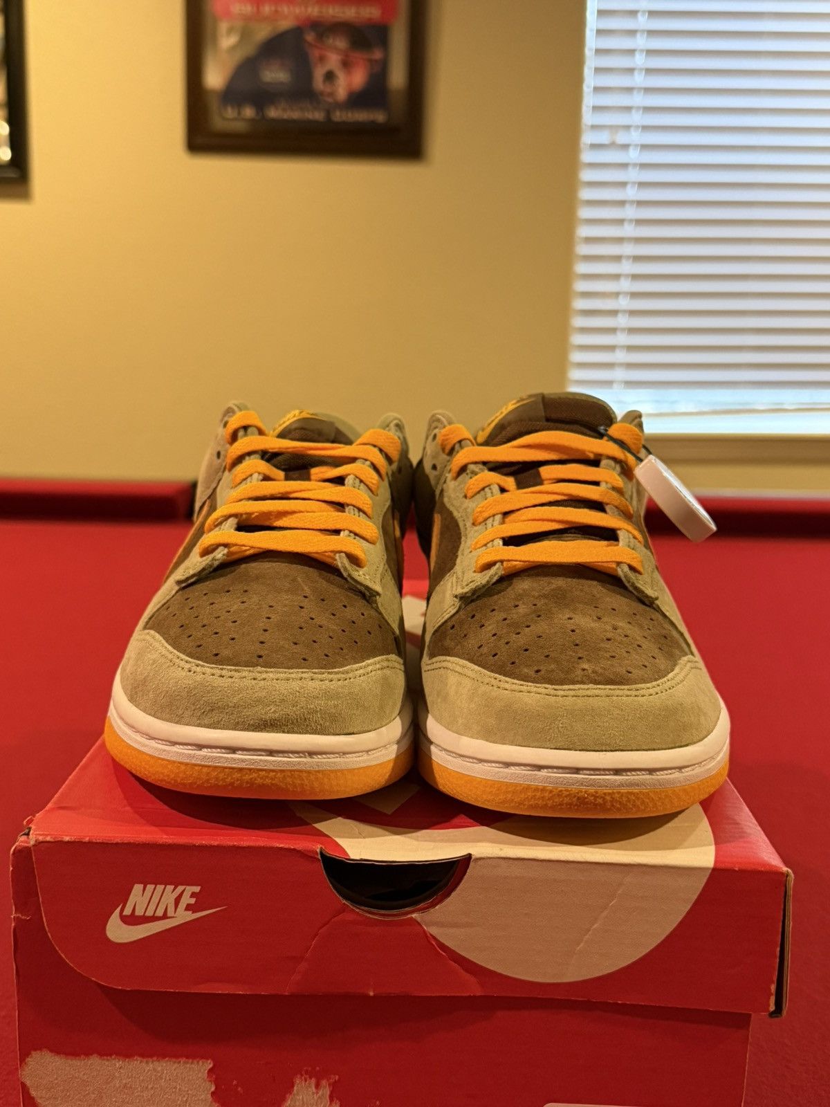 Nike Nike Dunk Low SE Dusty Olive Size 8.5 Replacement Box Size US 8.5 / EU 41-42 - 3 Thumbnail