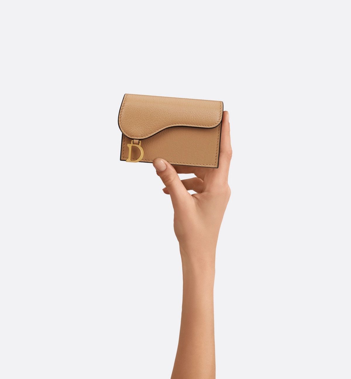 Dior o1bcso1str0226 Size:OS/Saddle Bloom Card Holder in Brown Size ONE SIZE - 6 Thumbnail