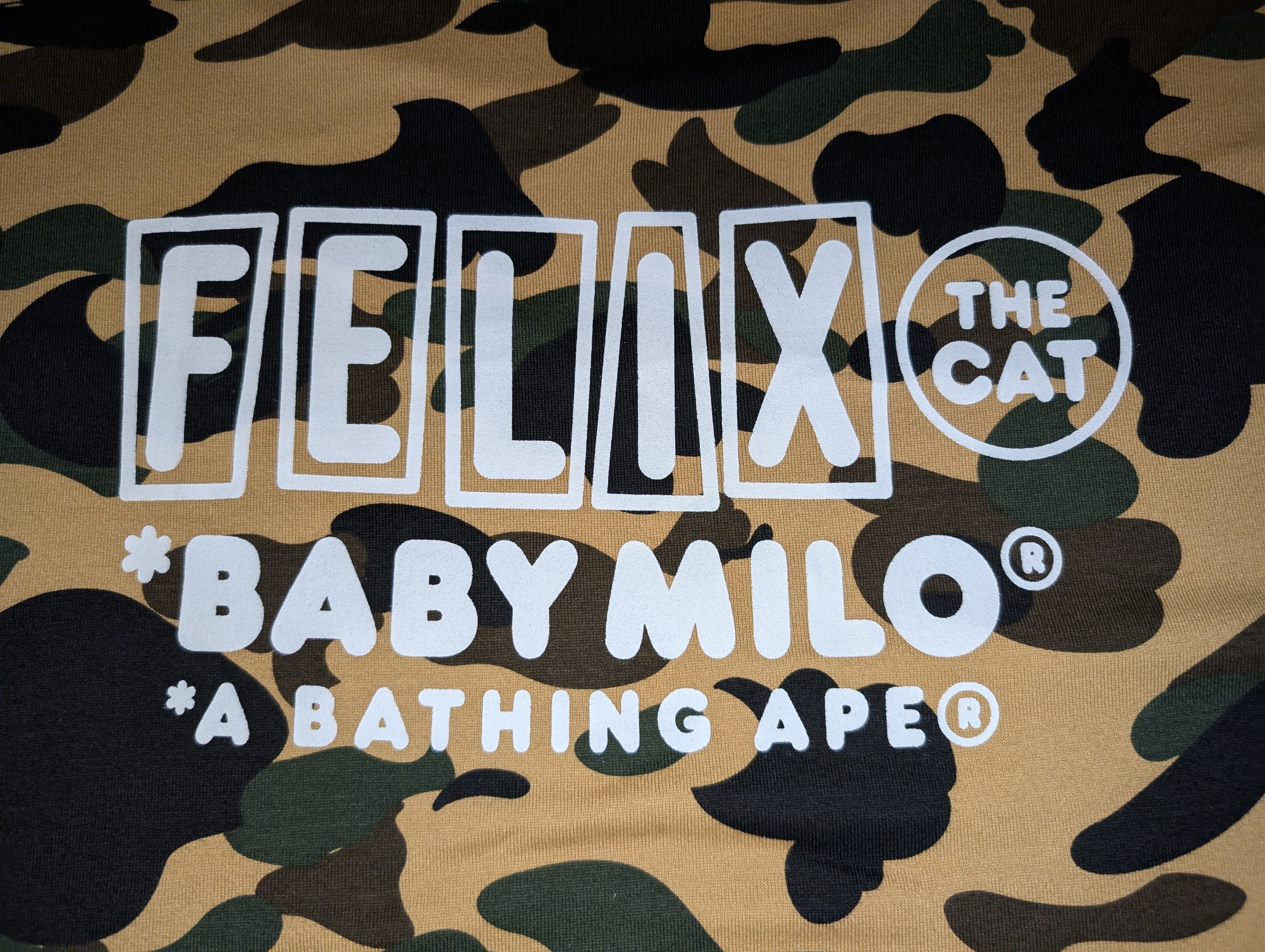 Bape BAPE X FELIX YELLOW CAMO T-SHIRT Size US L / EU 52-54 / 3 - 4 Thumbnail