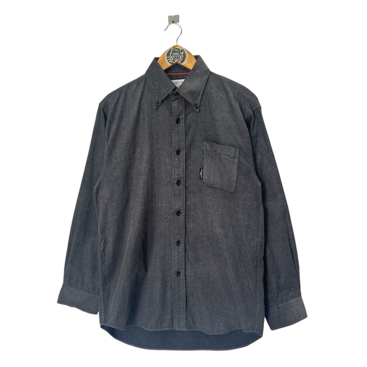 Designer × Kansai Yamamoto × Vintage Vintage Kansai Yamamoto Homme Corduroy Button Up Shirt Size US L / EU 52-54 / 3 - 1 Thumbnail