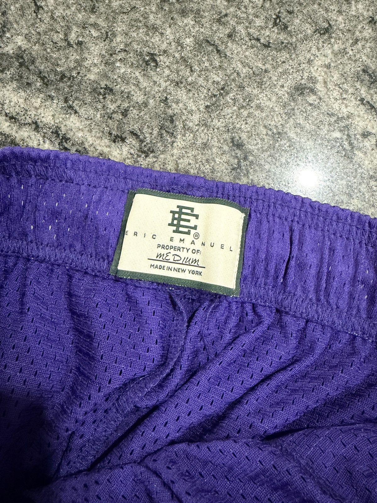 Eric Emanuel Eric Emanuel Lakers Purple shorts Size US 32 / EU 48 - 3 Thumbnail