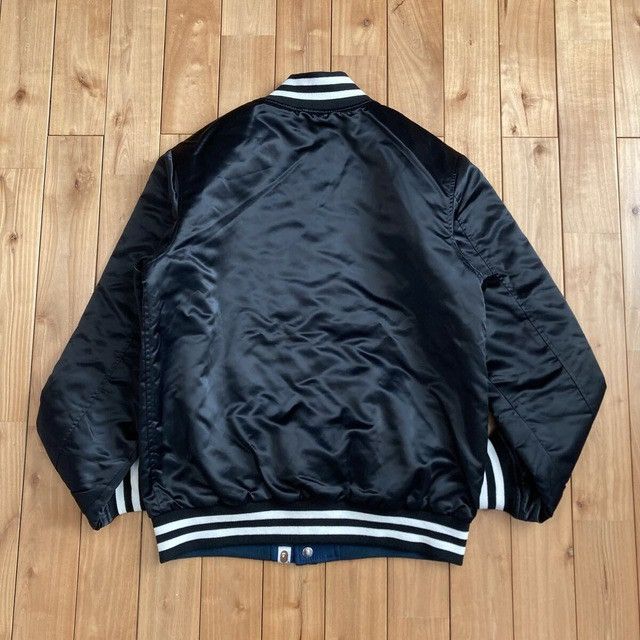 Bape 🔥Reversible🔥 BAPE STA Varsity Jacket a bathing ape star Size US M / EU 48-50 / 2 - 3 Thumbnail