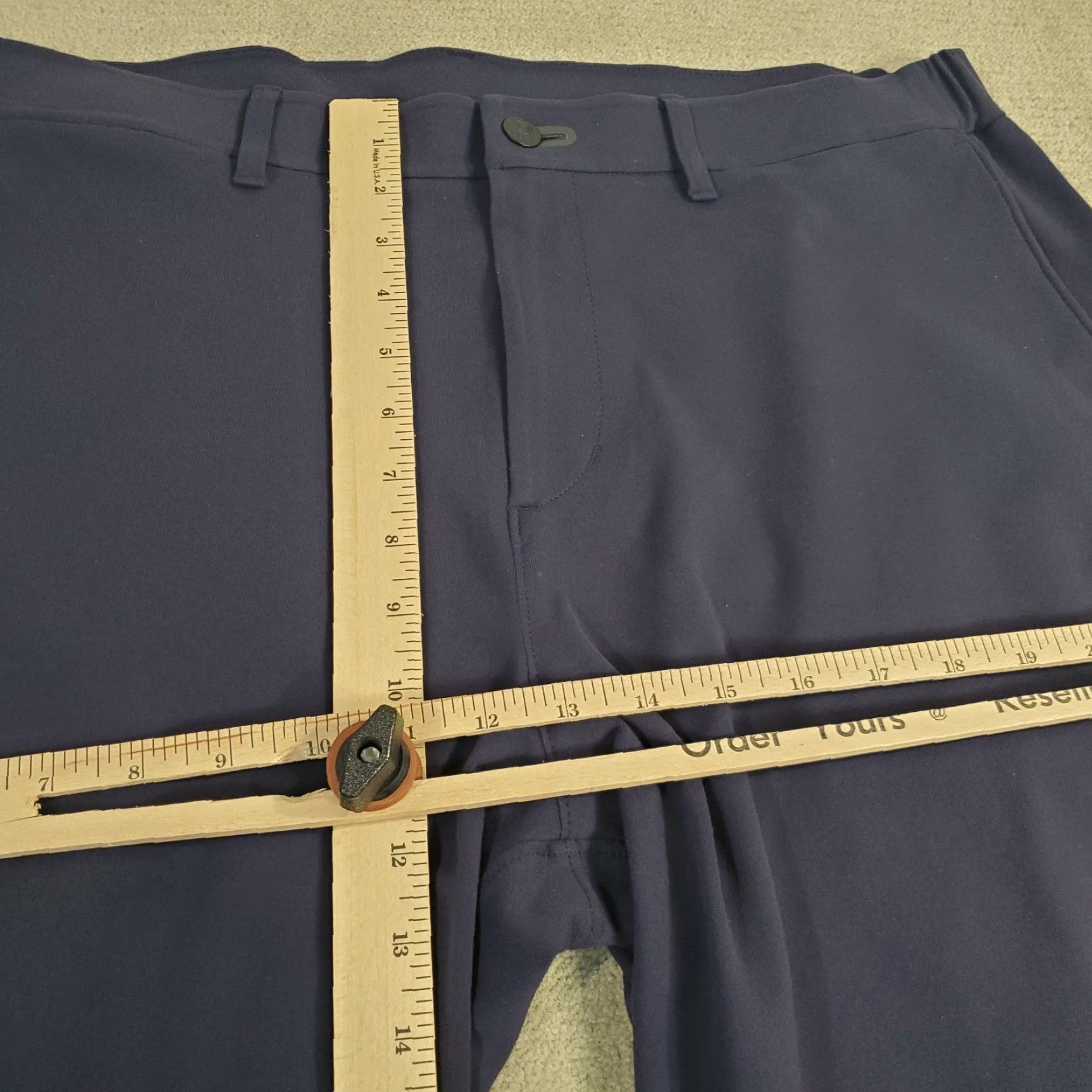 Vintage Public Rec Pants Mens 36x30 Blue Straight Performance Lightweight Nylon Spandex Chino Pants Size US 36 / EU 52 - 5 Thumbnail