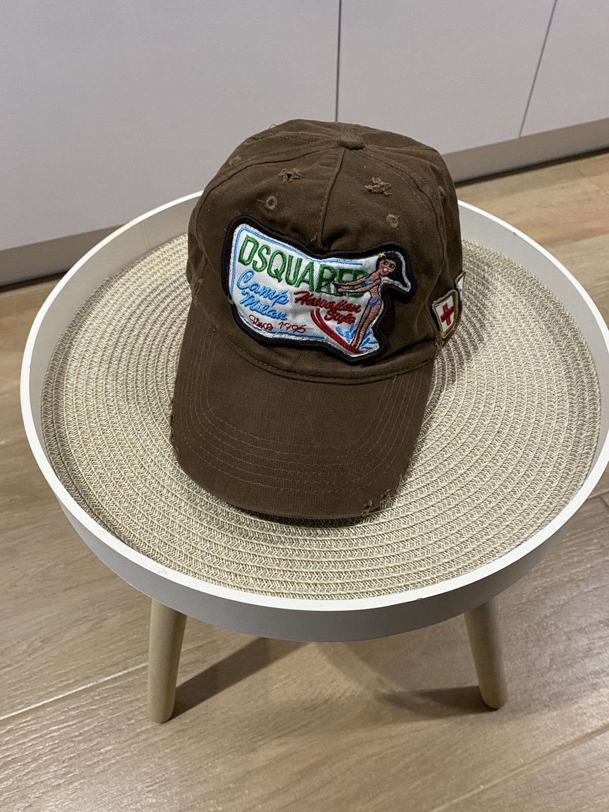 Dsquared2 キャップ 2005aw Dsquared2 S/S 2005 Runway Dsquared2 Hawaiian Style Camp Milan Cap