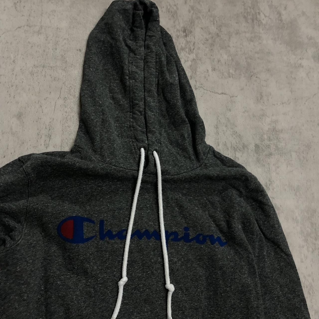 Champion Grey Champion hoodie with blue logo #hoodie Size US XS / EU 42 / 0 - 2 Thumbnail