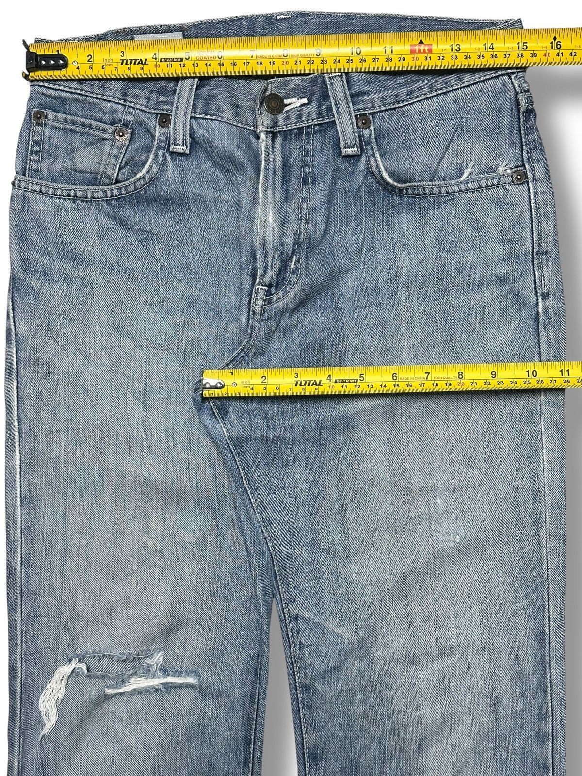 Edwin Edwin 403 Vintage With Distressed Straight Leg & Faded Wash Size US 30 / EU 46 - 19 Thumbnail