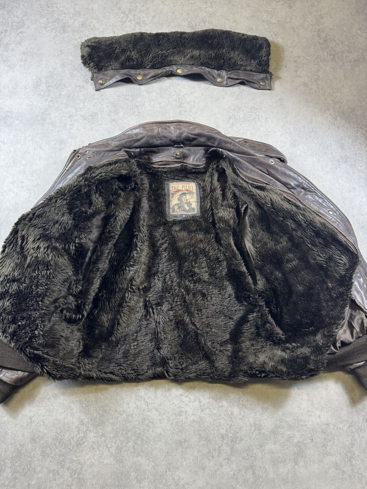 Other The Pilot Vintage Leather Jacket Size US L / EU 52-54 / 3 - 5 Thumbnail