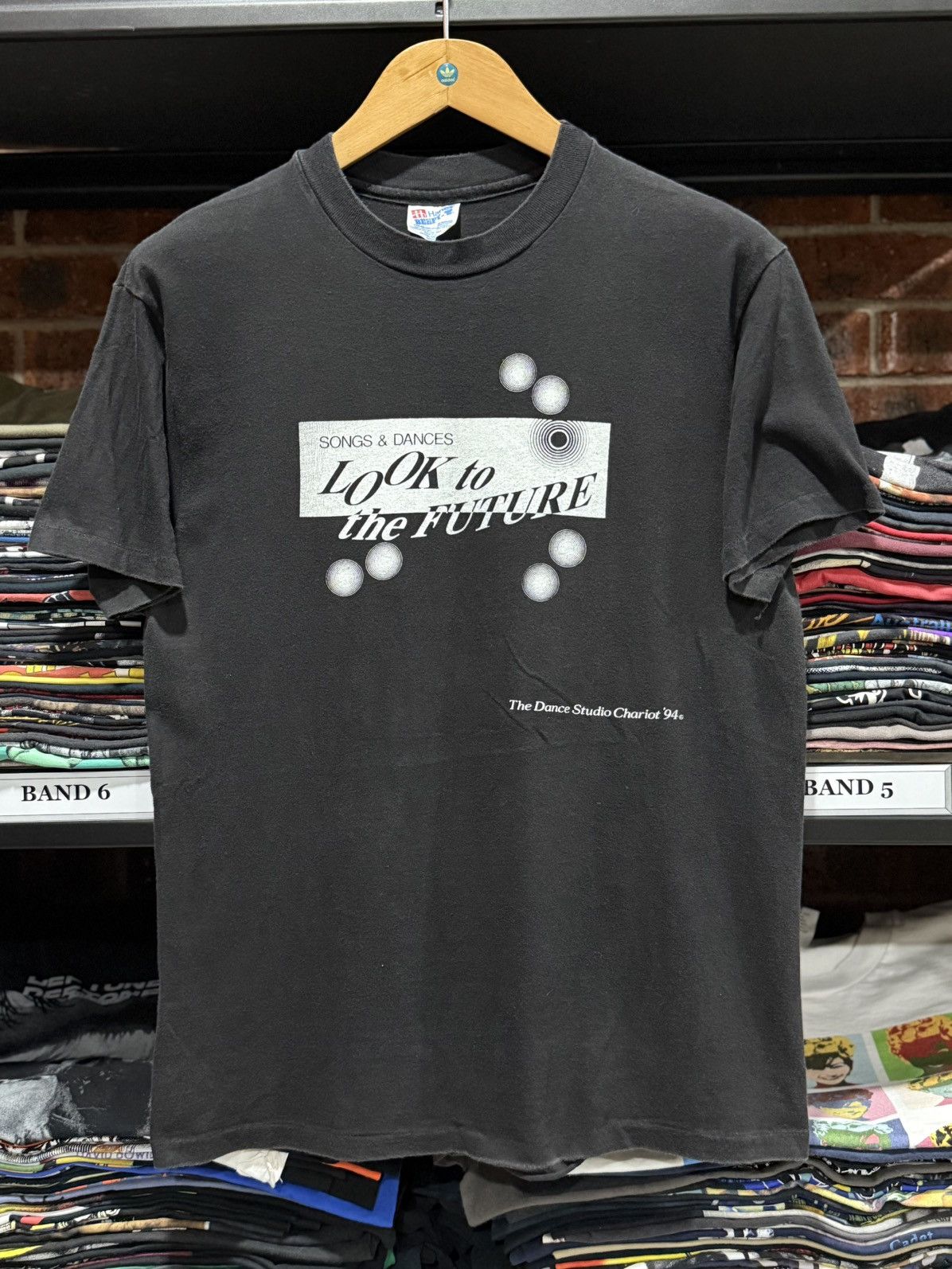 Vintage 90s Look To The Future The Dance Studio Faded Tee