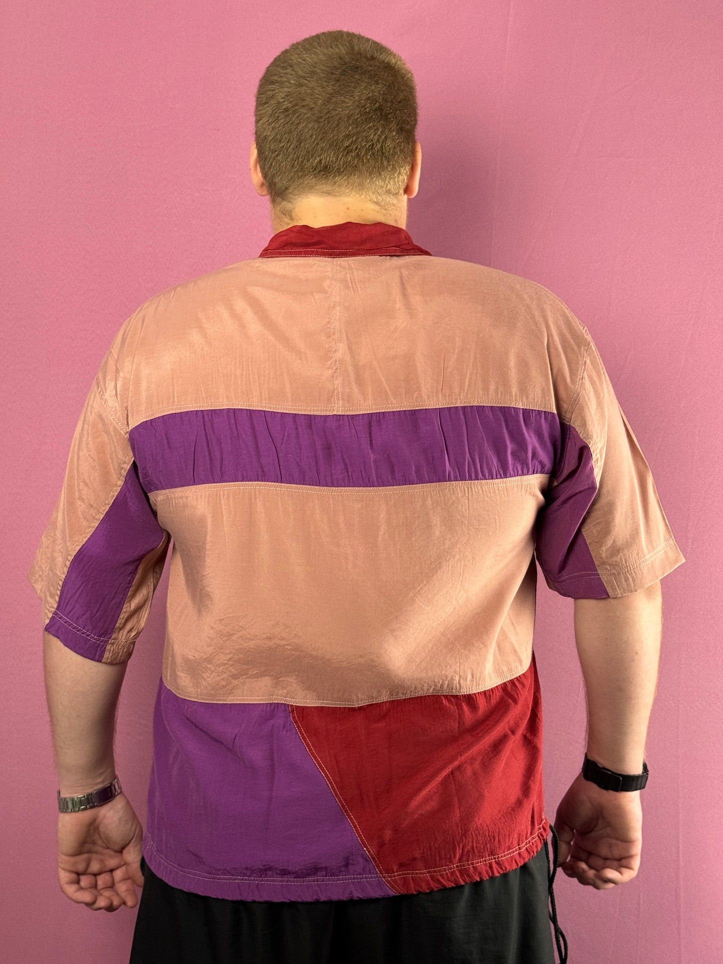 Hugo Boss × Vintage Hugo Boss Sports Vintage Men's Pullover Short Sleeve Shirt Size US XXL / EU 58 / 5 - 5 Thumbnail