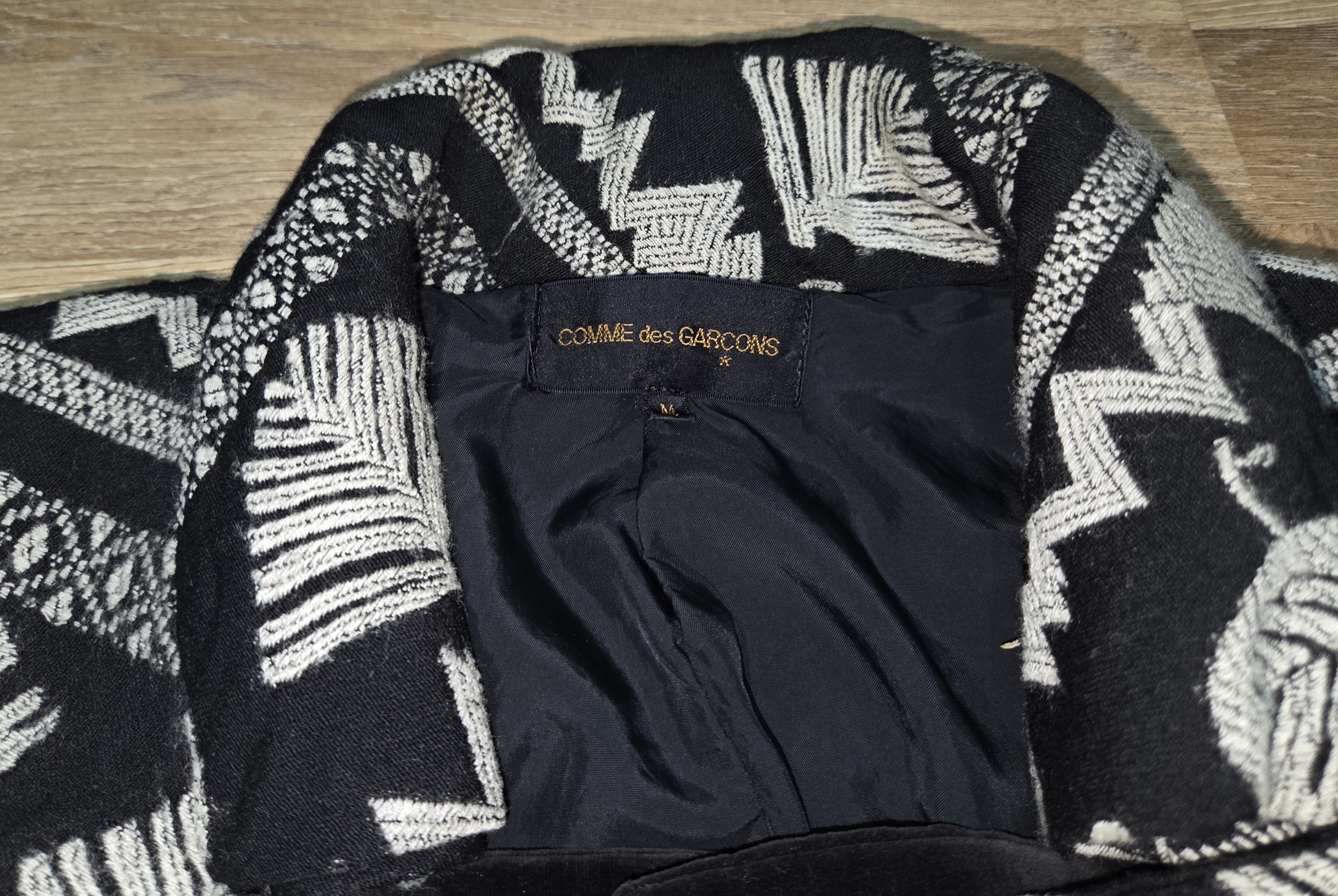 Comme des Garçons 99ss Short Jacket Vintage Comme Des Garcons CDG Japan Embroidered Short Jacket