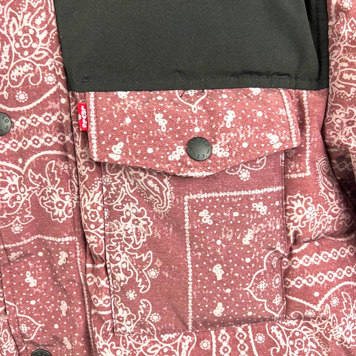 Levi's Levi's Men's Quilted Parka Jacket Bandana Sz L $250 Size US L / EU 52-54 / 3 - 6 Thumbnail