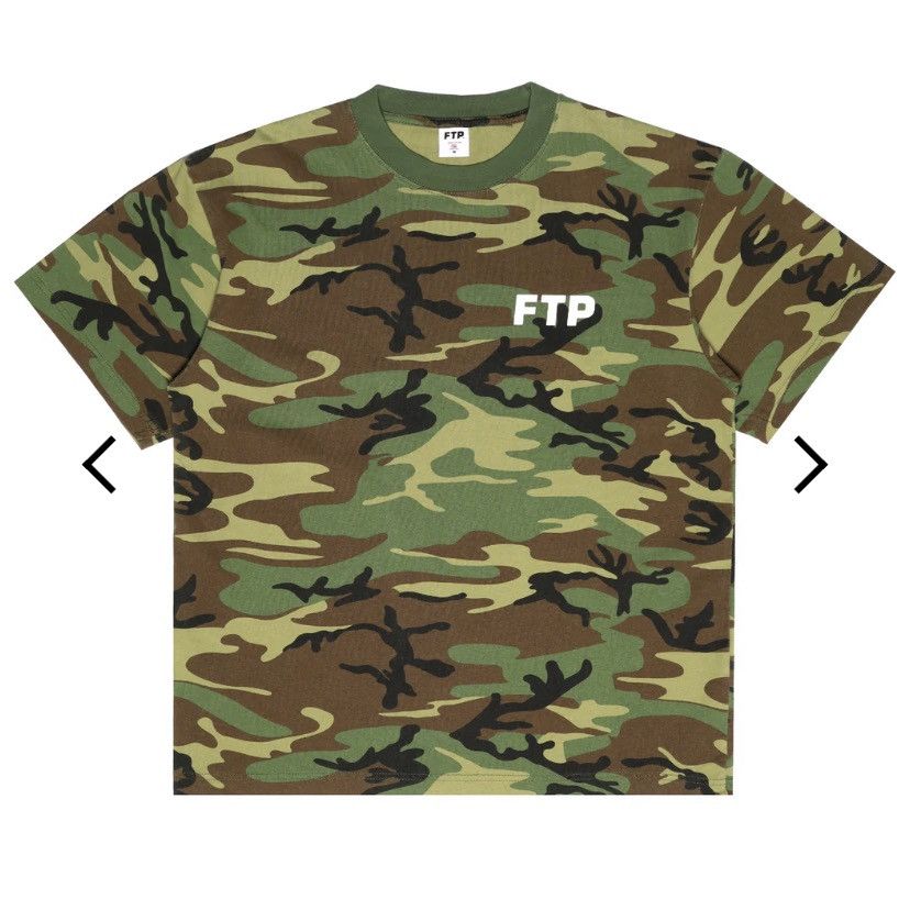 Fuck The Population FTP LOGO TEE XL WOODLAND CAMO Size US XL / EU 56 / 4 - 2 Thumbnail