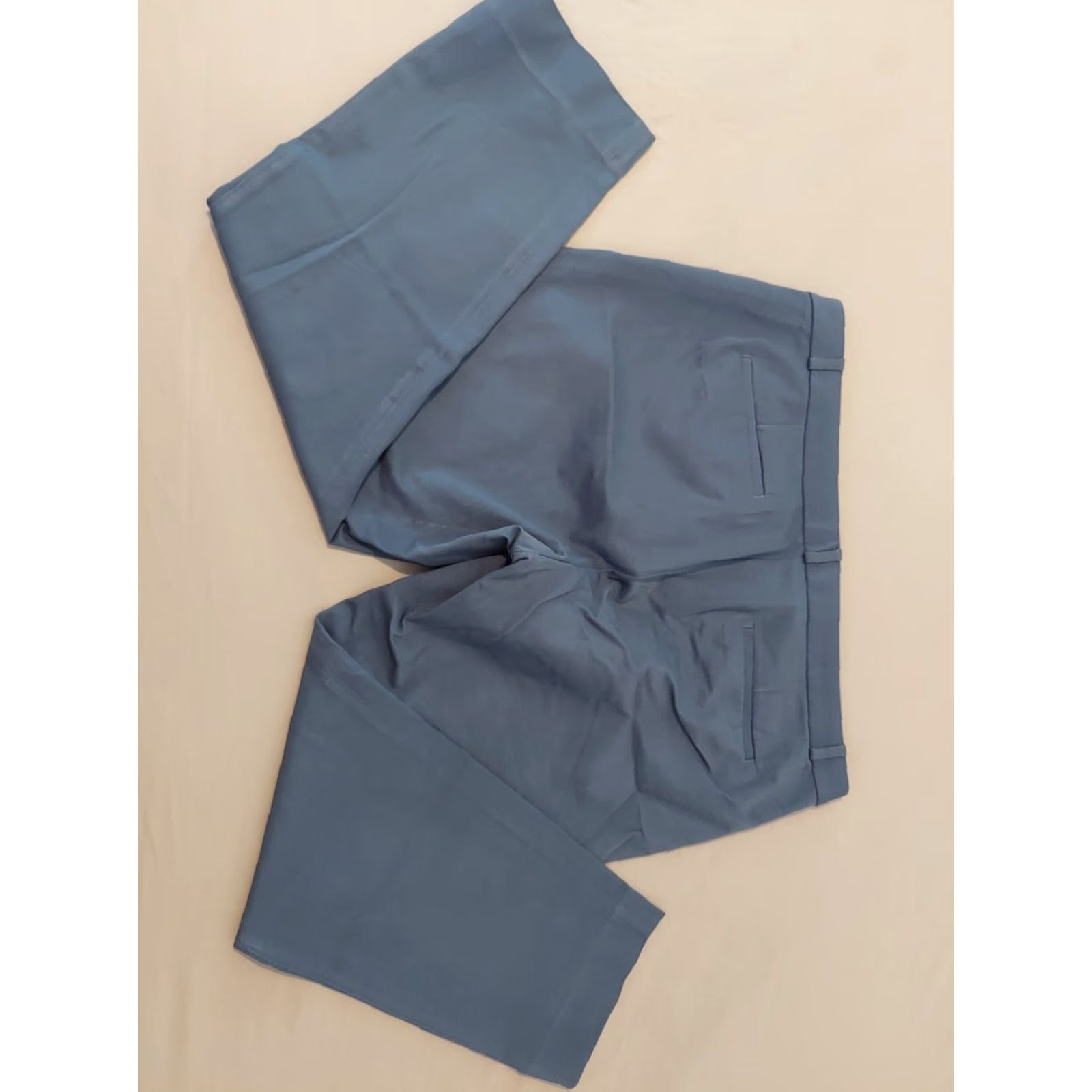 Banana Republic VINTAGE? (No) Banana Republic Dress Pants Womens 18 Blue Cotton Slack Chino Khaki Trouser Pants Size 40" / US 18 - 2 Thumbnail