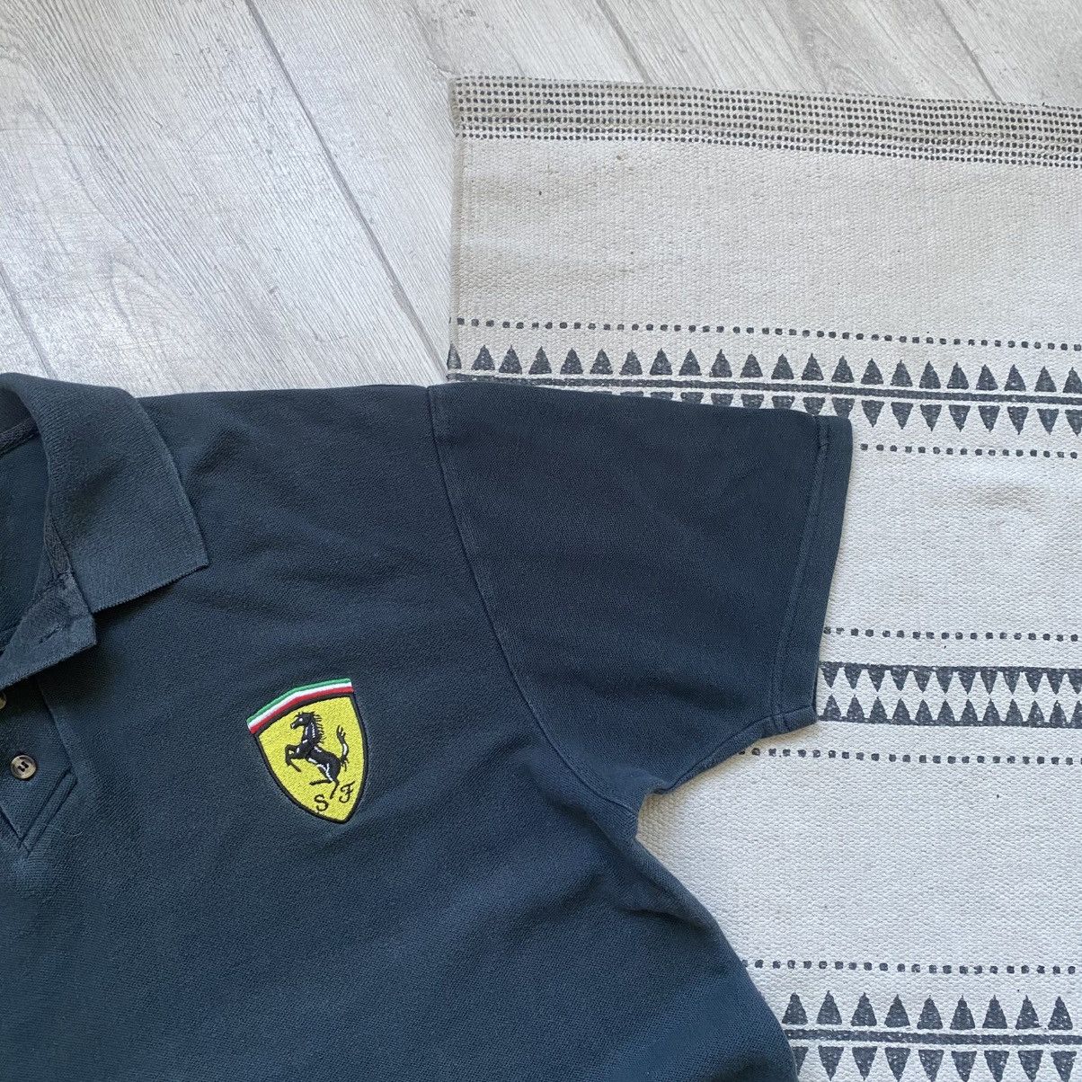 Ferrari Vintage 90s Faded Racing Ferrari Polo tee Y2K Size US M / EU 48-50 / 2 - 5 Thumbnail