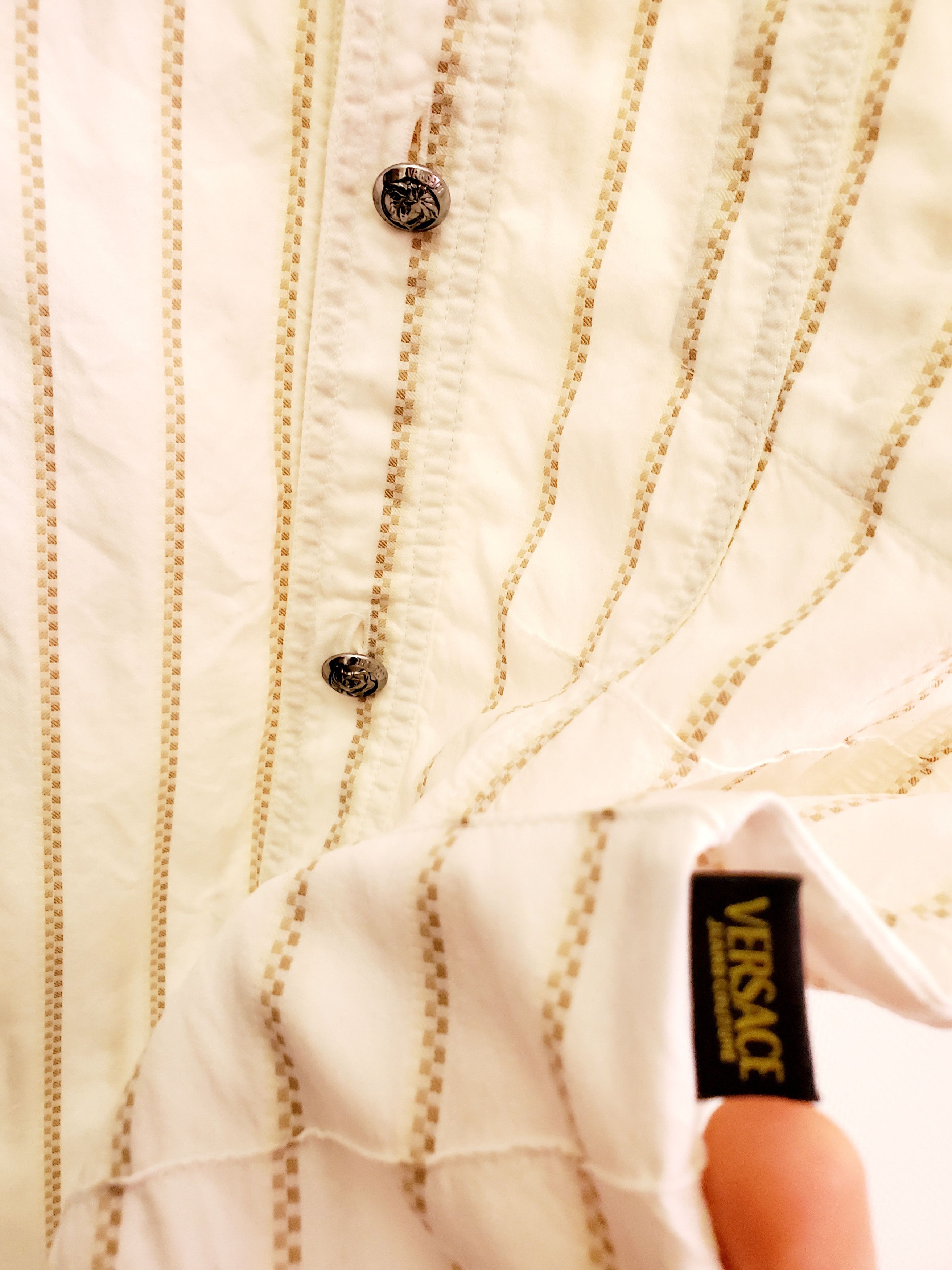 Versace Jeans Couture × Vintage RARE Versace Vintage Button Shirt size M Size US M / EU 48-50 / 2 - 5 Thumbnail