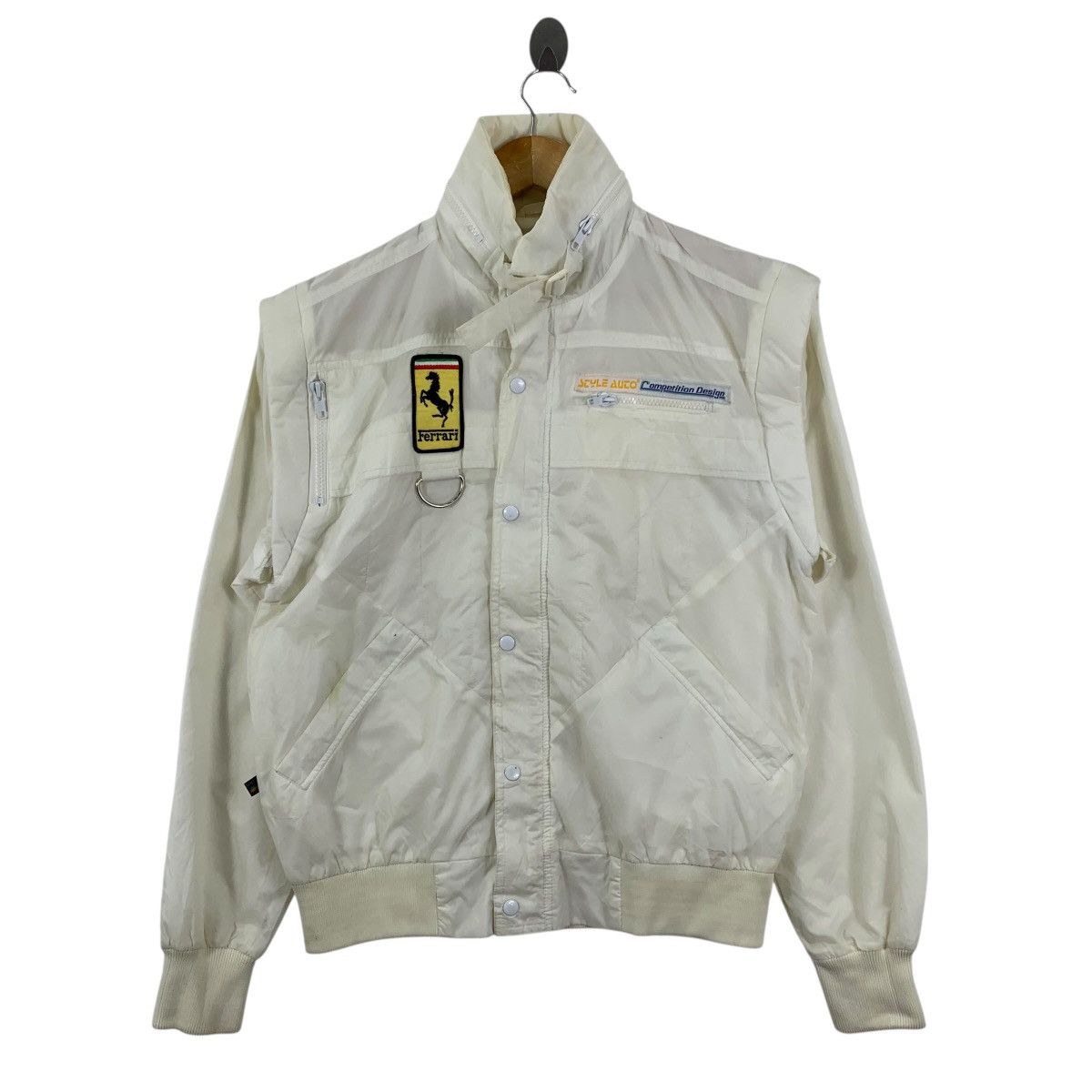 Ferrari Vintage 90s FERRARI STYLE AUTO Competition Design One Jacket Size US M / EU 48-50 / 2 - 1 Thumbnail