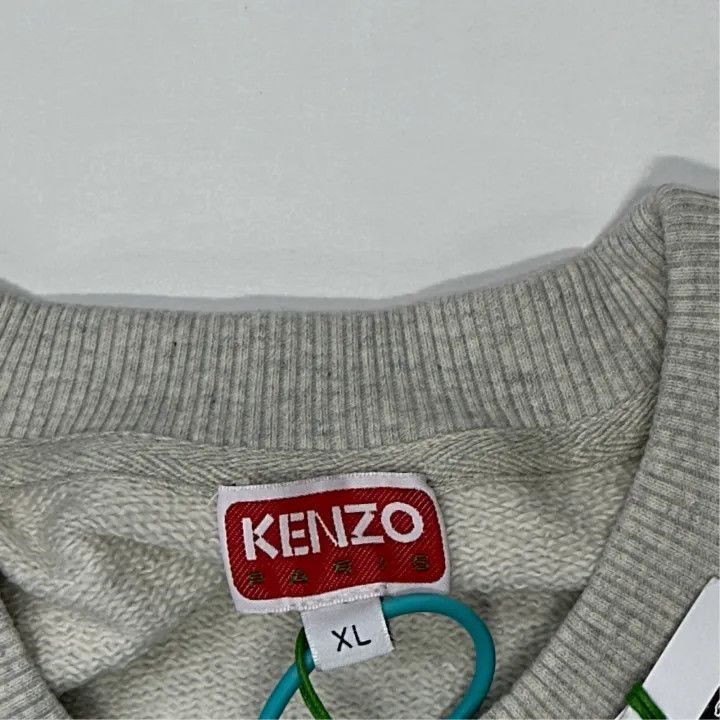 Kenzo Kenzo Casual Crewneck Sweatshirt in Light Gray -2507 Size US XL / EU 56 / 4 - 3 Thumbnail