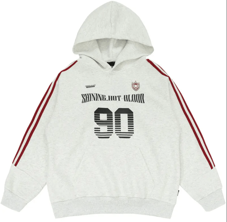 Japanese Brand × Vintage "Hot Blood-Gray-M" Hoodie Size US M / EU 48-50 / 2 - 1 Thumbnail