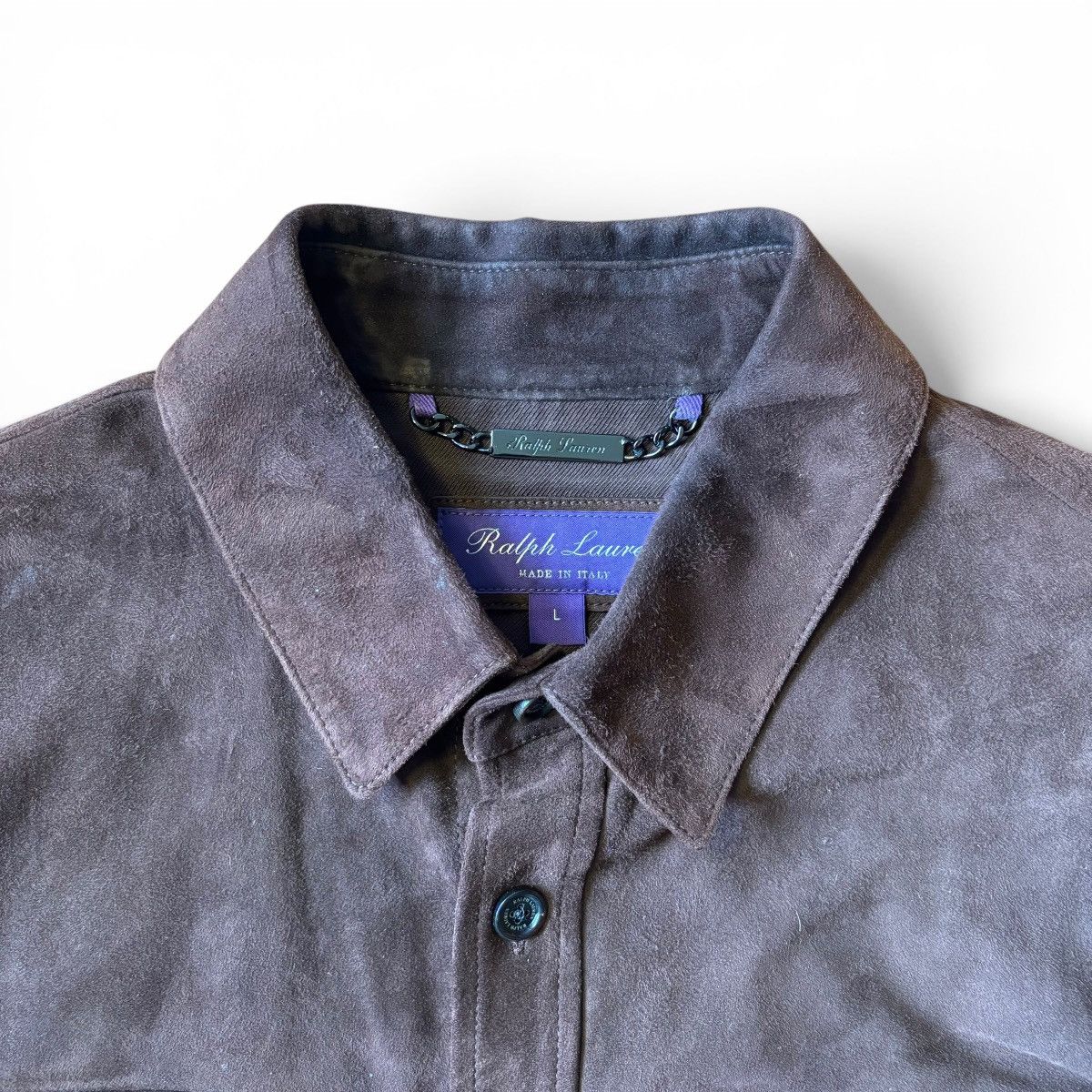 Ralph Lauren Purple Label Ralph Lauren Purple Label Suede Jacket /Shirt Size US L / EU 52-54 / 3 - 4 Thumbnail