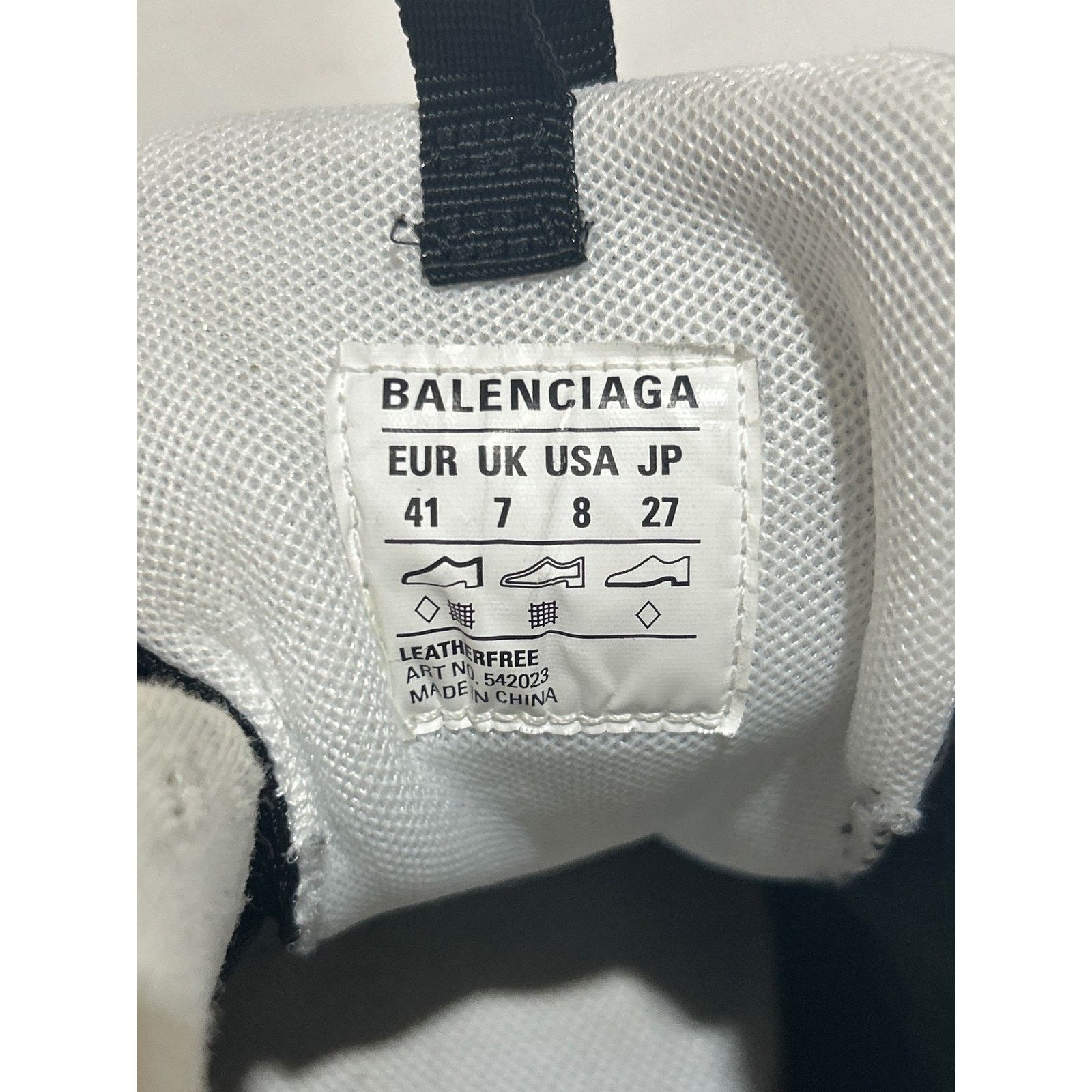 Balenciaga BALENCIAGA TRACK GRAFFITI 'BLACK WHITE' SIZE 8 PREOWNED Size US 8 / EU 41 - 5 Thumbnail