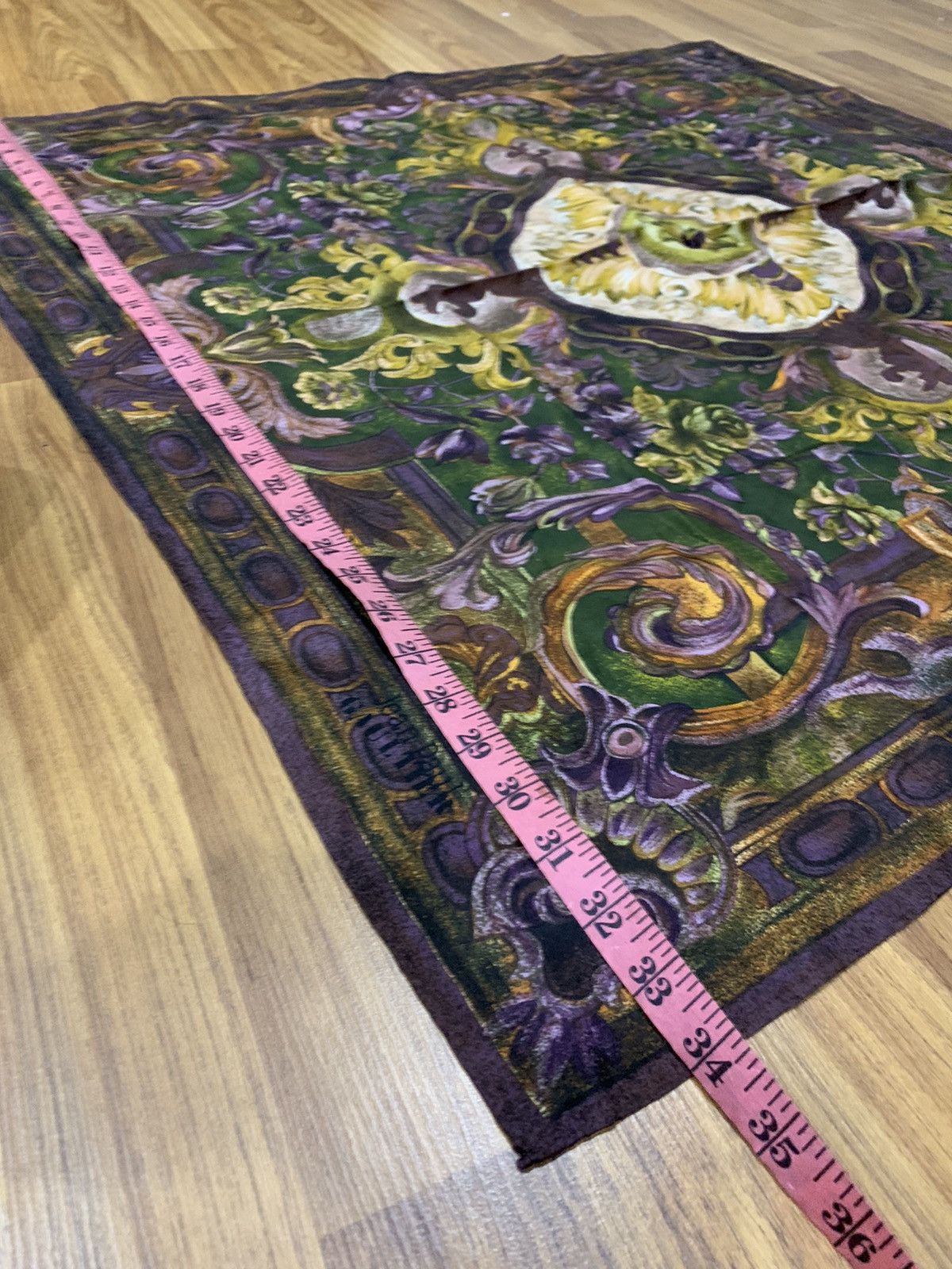 Jean Paul Gaultier VINTAGE JEAN PAUL GAULTIER FLORAL SILK SCARF Size ONE SIZE - 8 Thumbnail