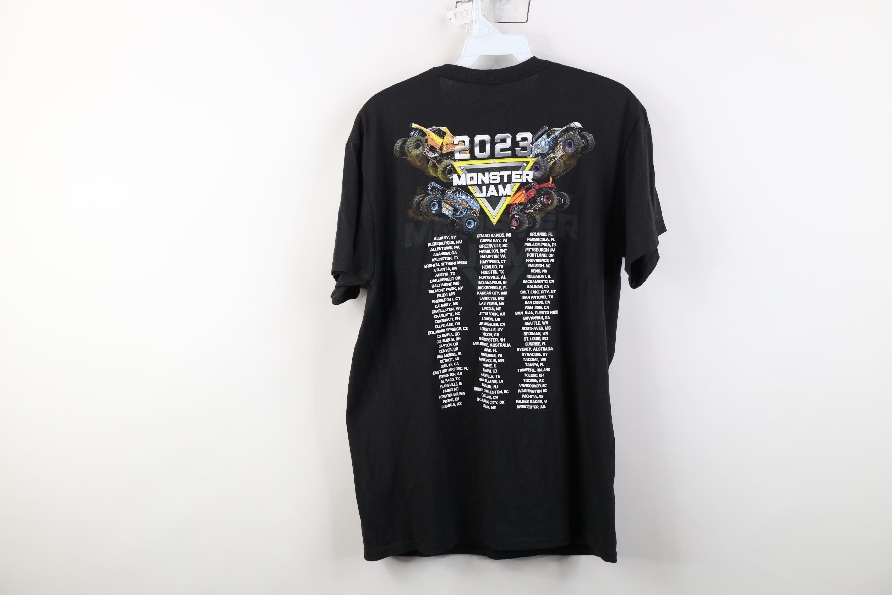 Vintage Y2K 2023 Monster Jam Grave Digger Monster Trucks T-Shirt Size US M / EU 48-50 / 2 - 13 Thumbnail