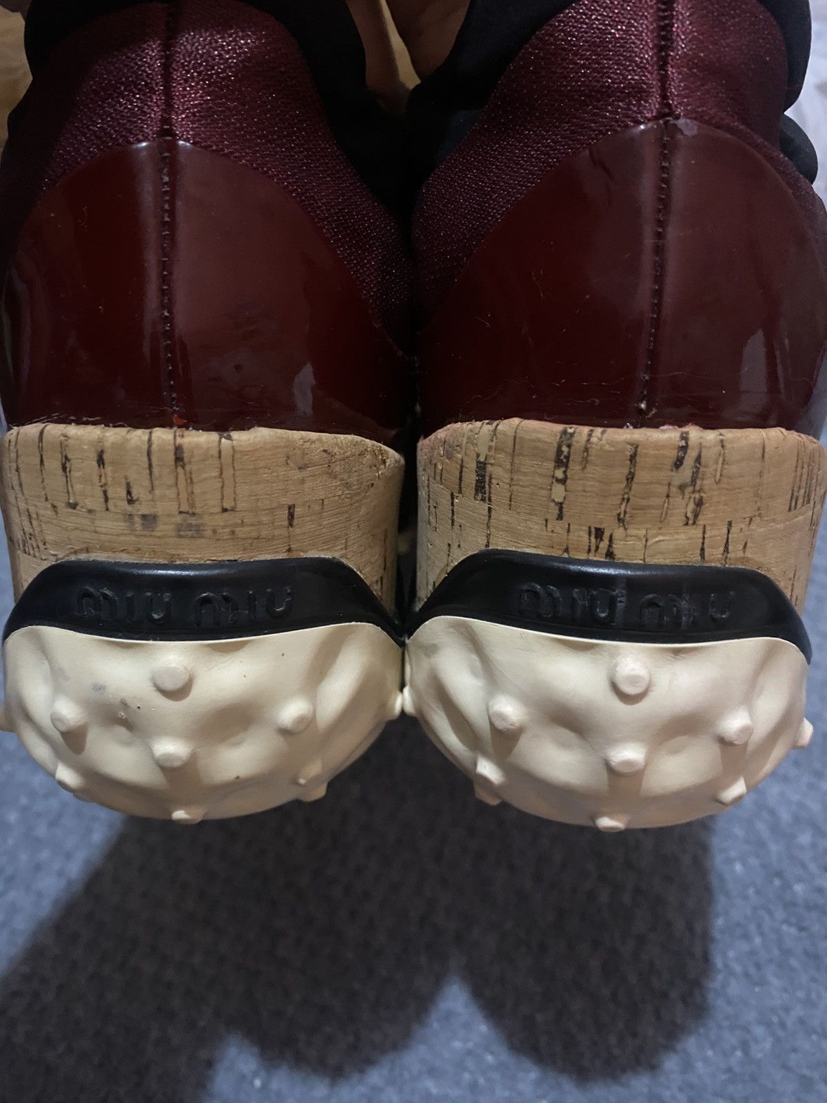 Miu Miu Miu Miu - Prada Astro Cork Platform sneaker Size US 6 / IT 36 - 4 Thumbnail