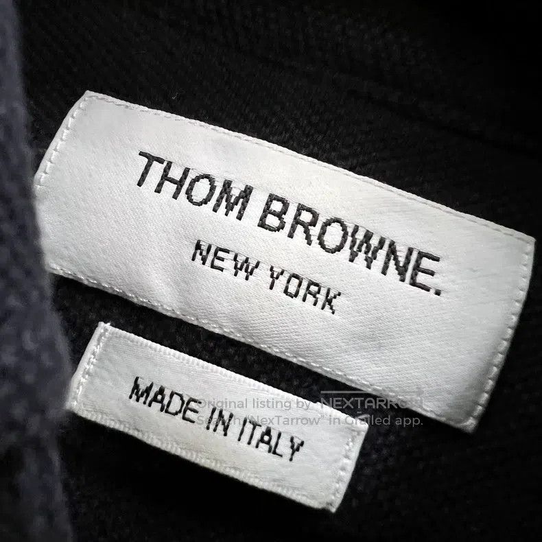 Thom Browne Thom Browne Navy Blue Single-Breasted Shirt Size US XS / EU 42 / 0 - 4 Thumbnail
