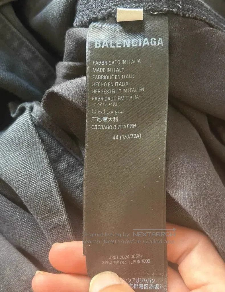 Balenciaga Balenciaga 24FW Distressed Cargo Pants. Size US 28 / EU 44 - 4 Thumbnail
