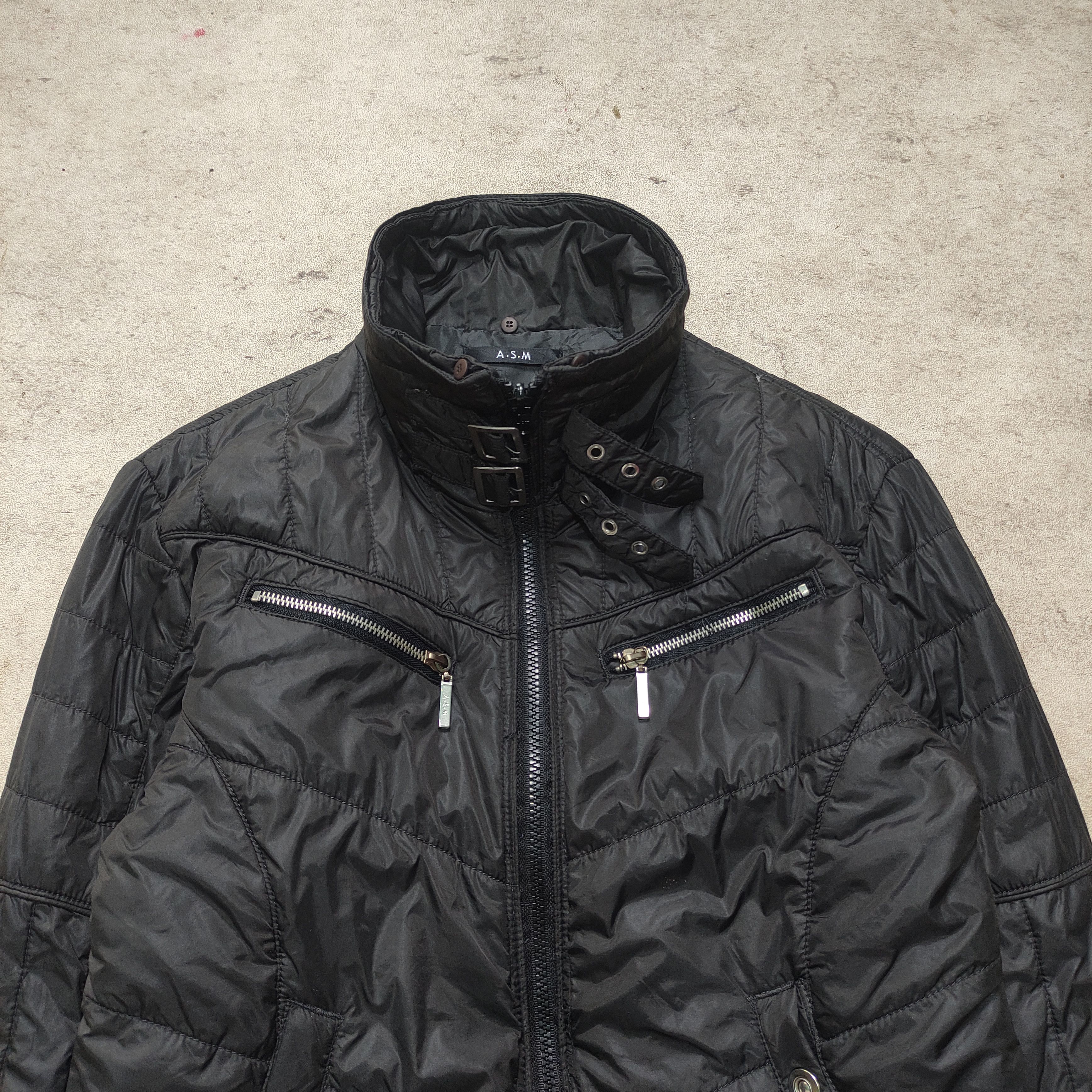 Tornado Mart A.S.M Bikers Fur Jacket – Vkei 2000s Japanese Brand Size US M / EU 48-50 / 2 - 4 Thumbnail