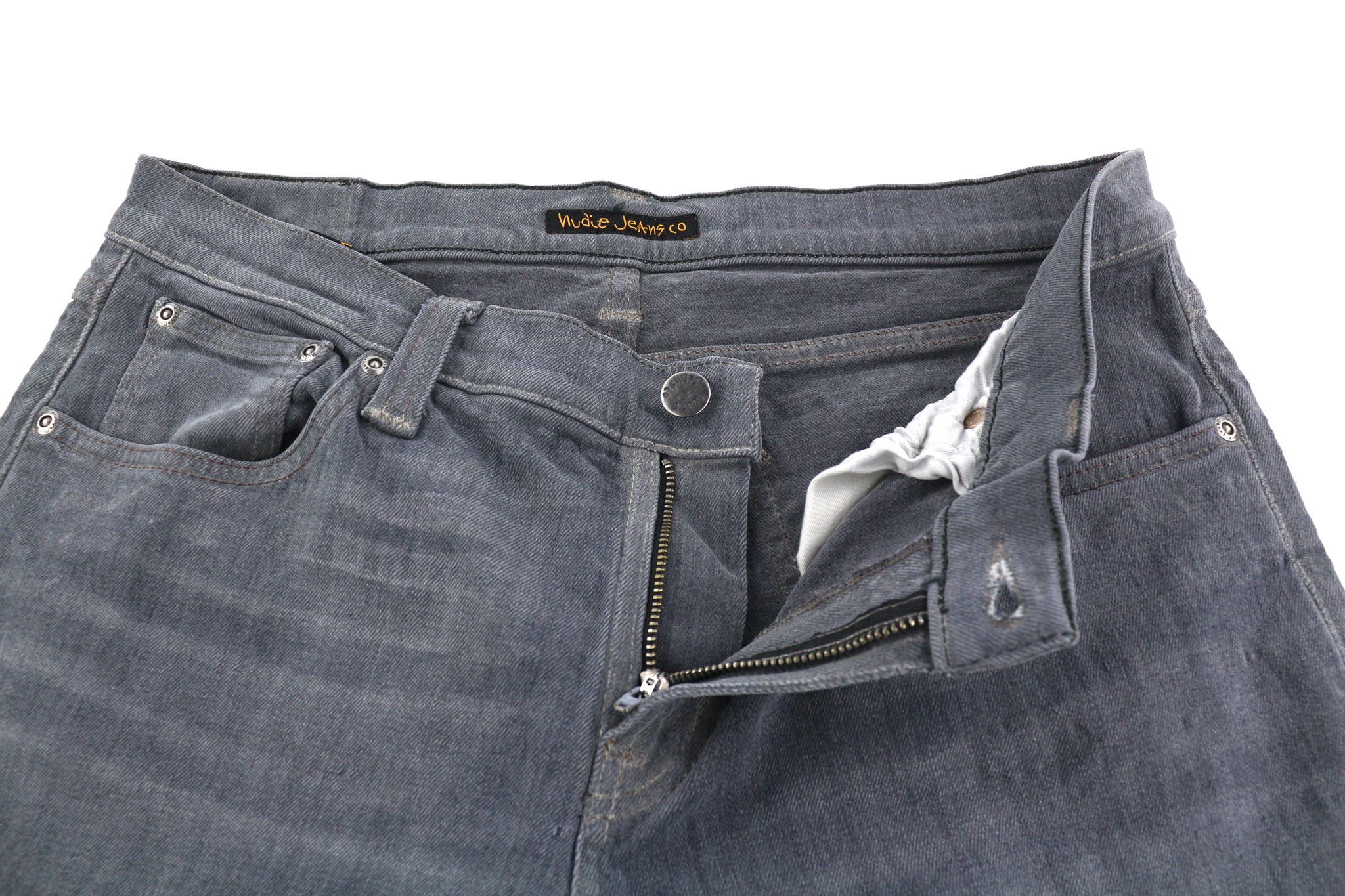 Nudie Jeans TIGHT LONG JOHN W32/L32 Organic Charcoal Leg 82696 Size US 32 / EU 48 - 4 Thumbnail