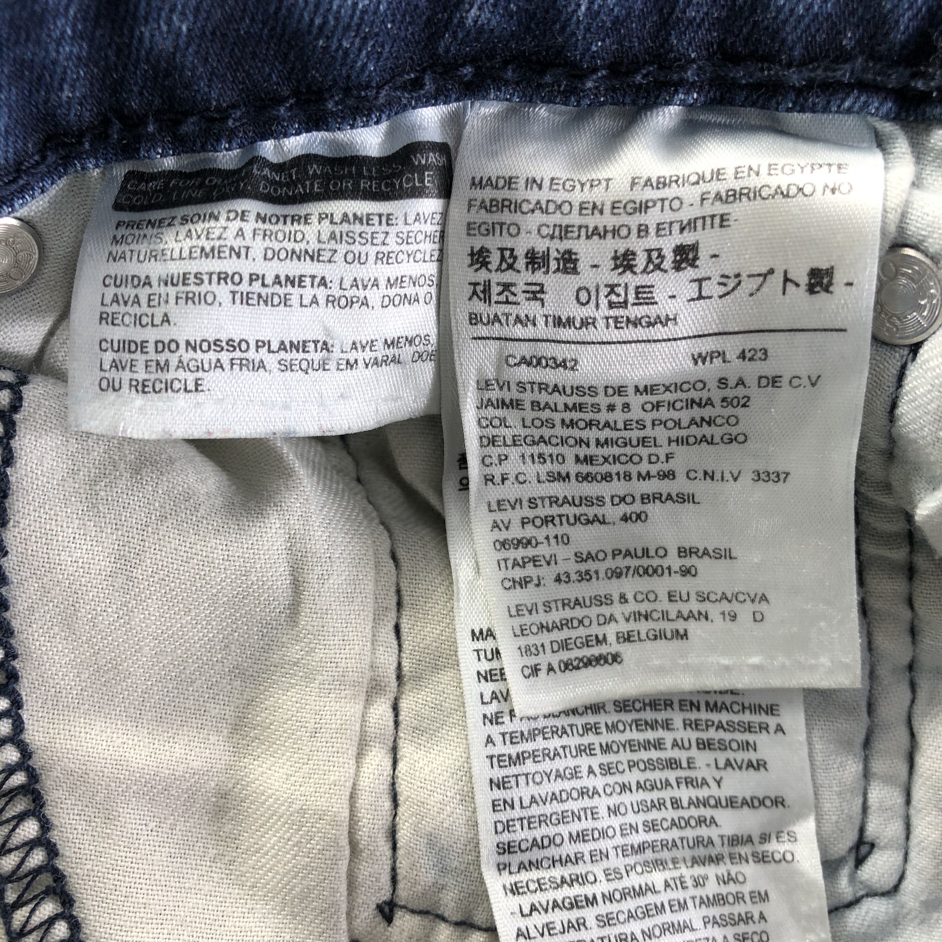 Levi's Vintage Blue Wash Levis 511 Jeans-J4140 Size US 32 / EU 48 - 9 Thumbnail