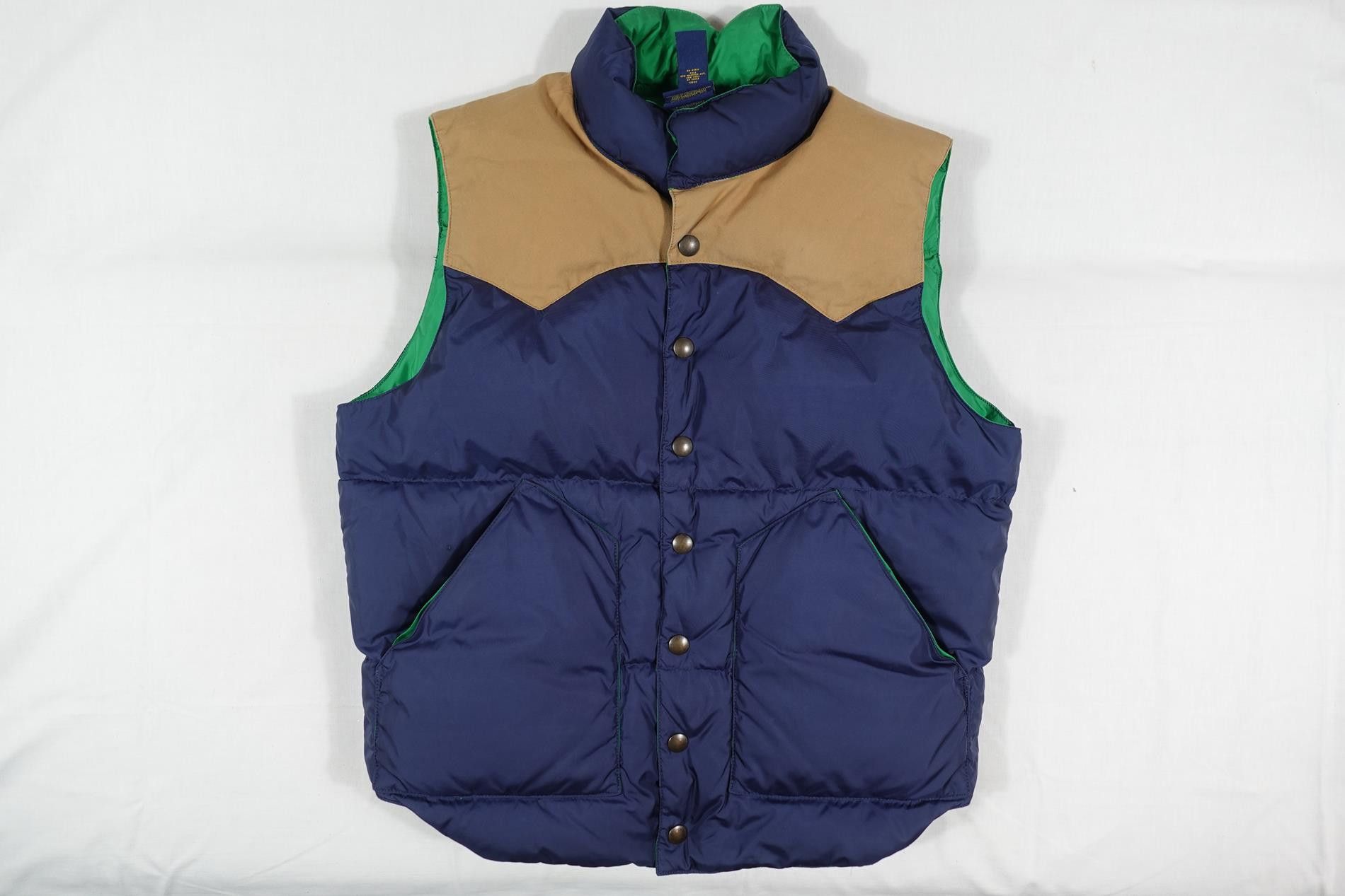 Rugby Ralph Lauren Ralph Lauren Rugby Vest Jacket Puffer Down Navy RARE M Size US M / EU 48-50 / 2 - 1 Thumbnail